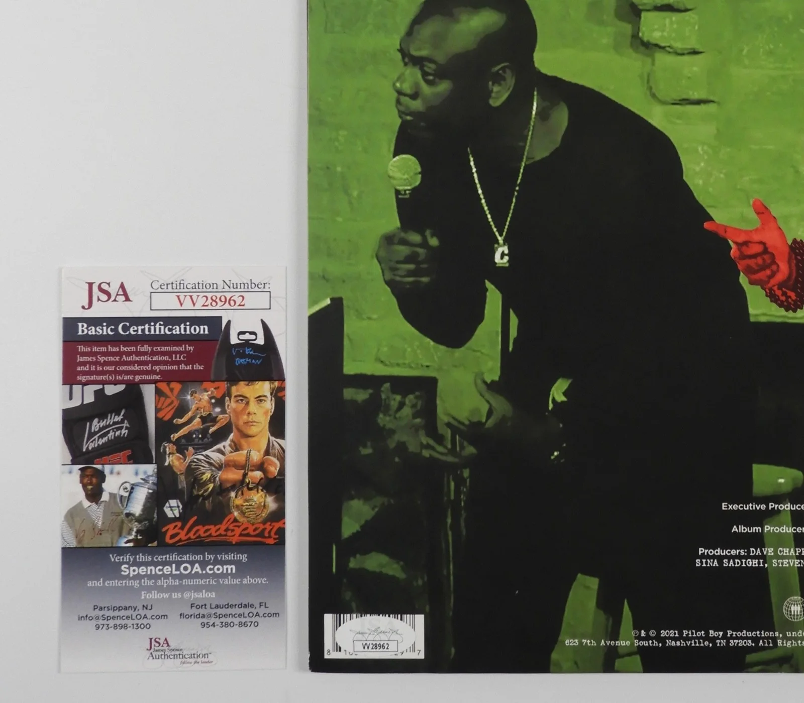 Dave Chappelle JSA Autograph Signed Album Vinyl Record, image 3
