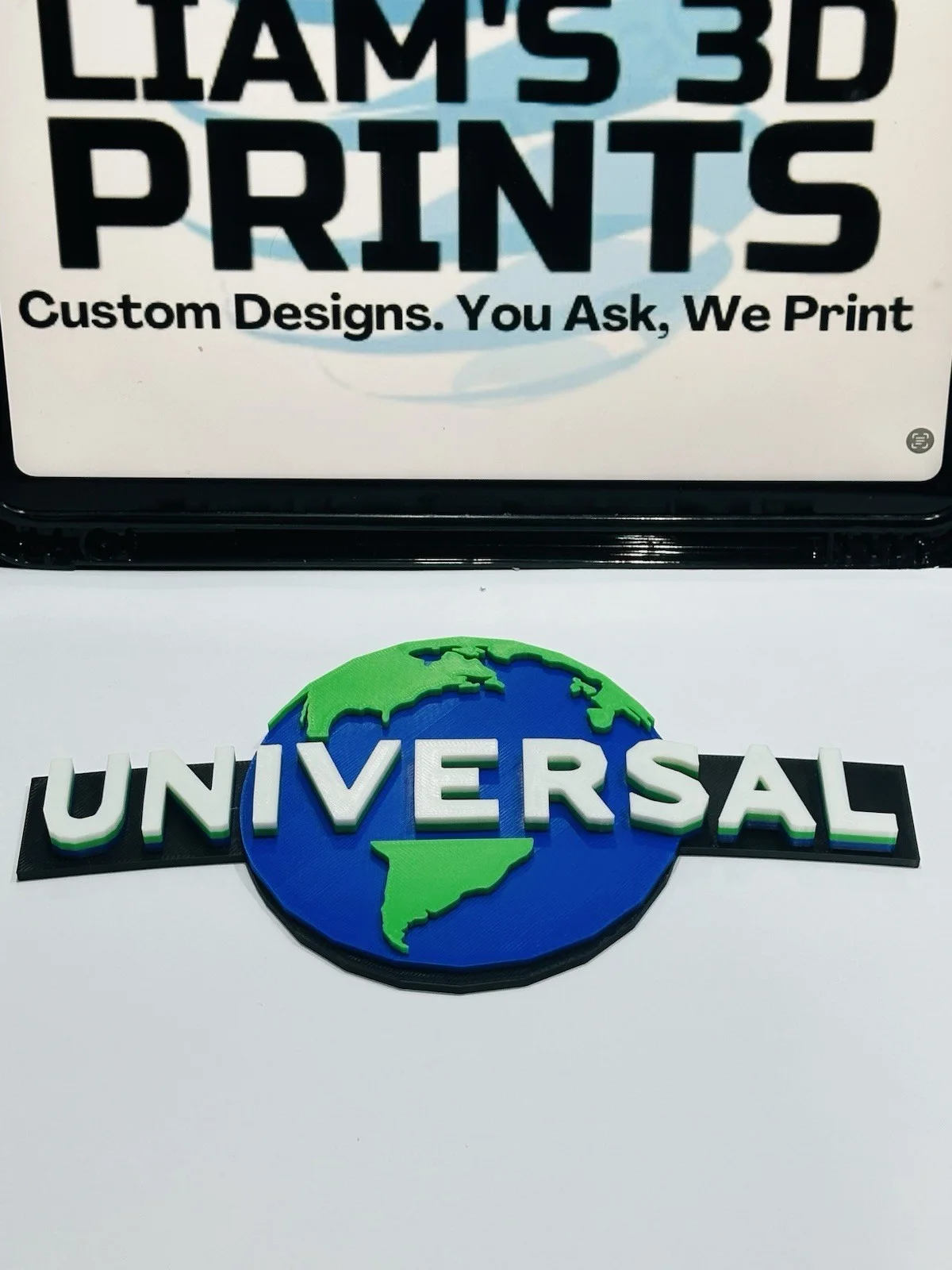 Decorative Universal Logo Sign Pop Display Globe, image 2