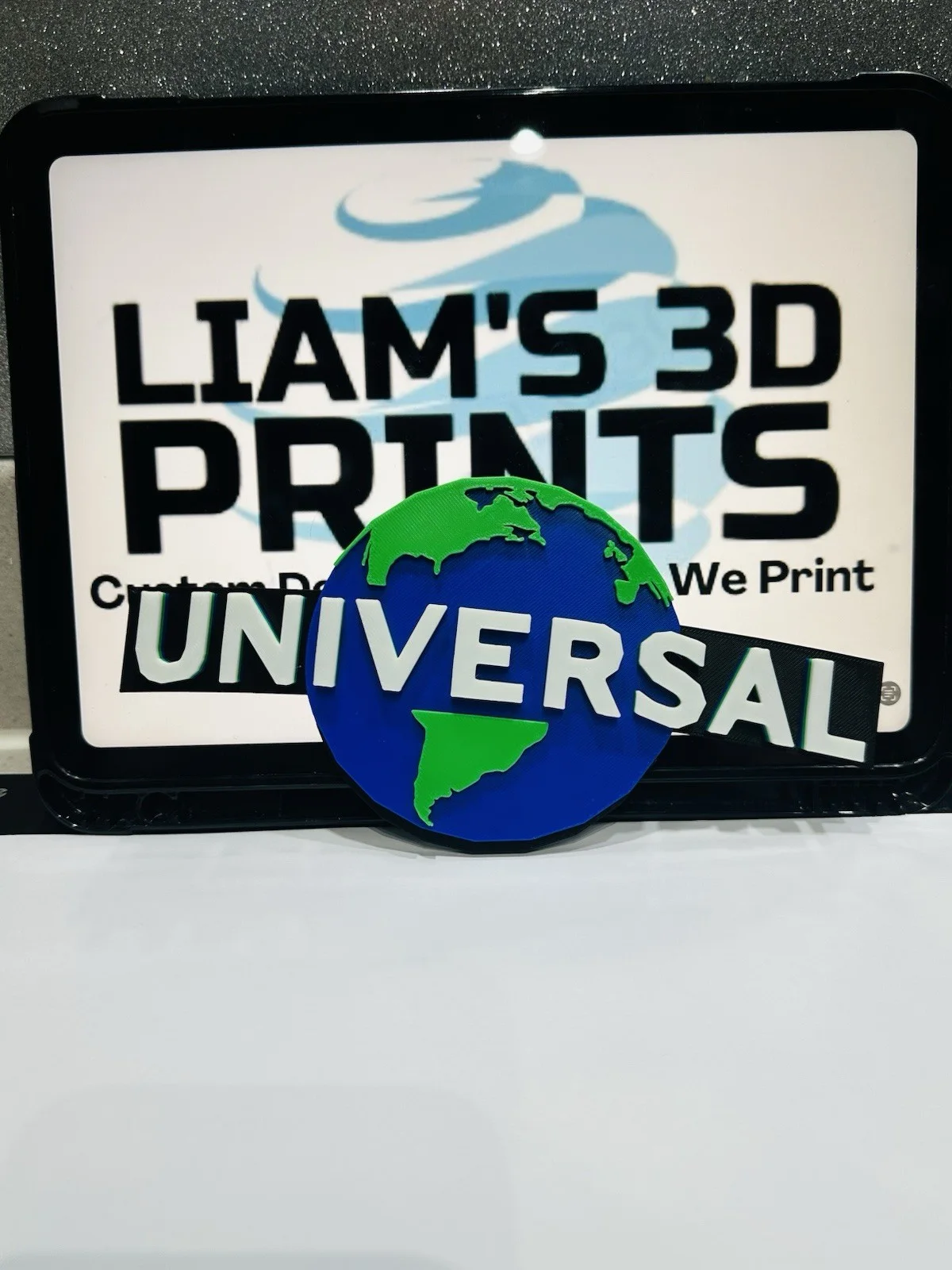 Decorative Universal Logo Sign Pop Display Globe, image 3
