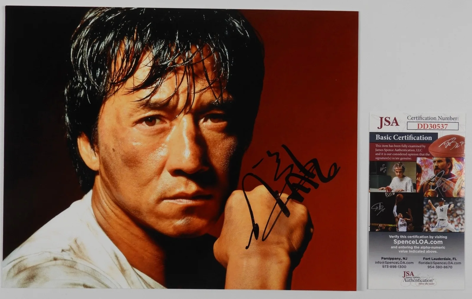 Jackie Chan JSA Signed Autograph 8 x 10 photo, image 2