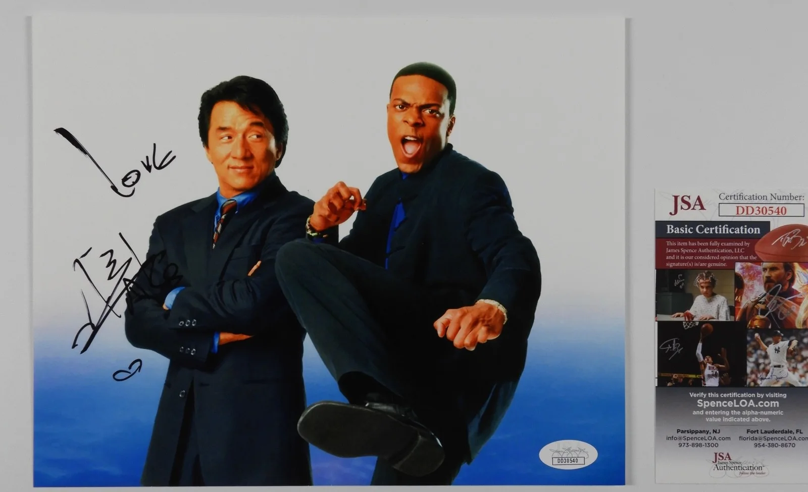 Jackie Chan JSA Signed Autograph 8 x 10 photo, image 2