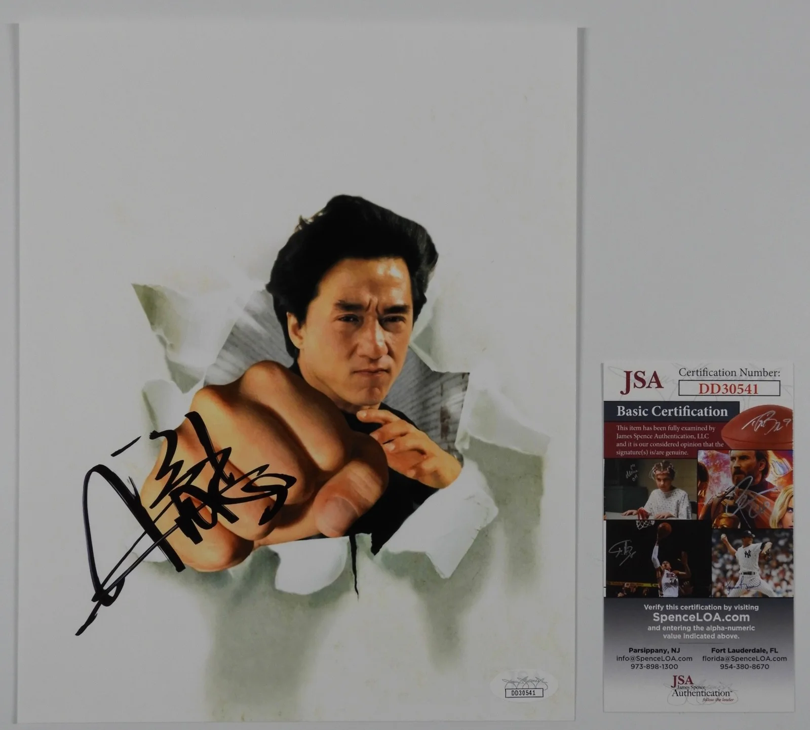 Jackie Chan JSA Signed Autograph 8 x 10 photo, image 2