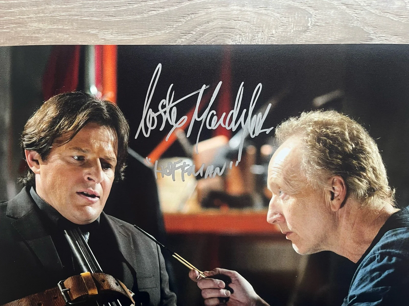 Costas Mandylor — Costas Mandylor Signed Saw 11x14 Photo JSA COA Detective Hoffman Jigsaw Horror, image 3