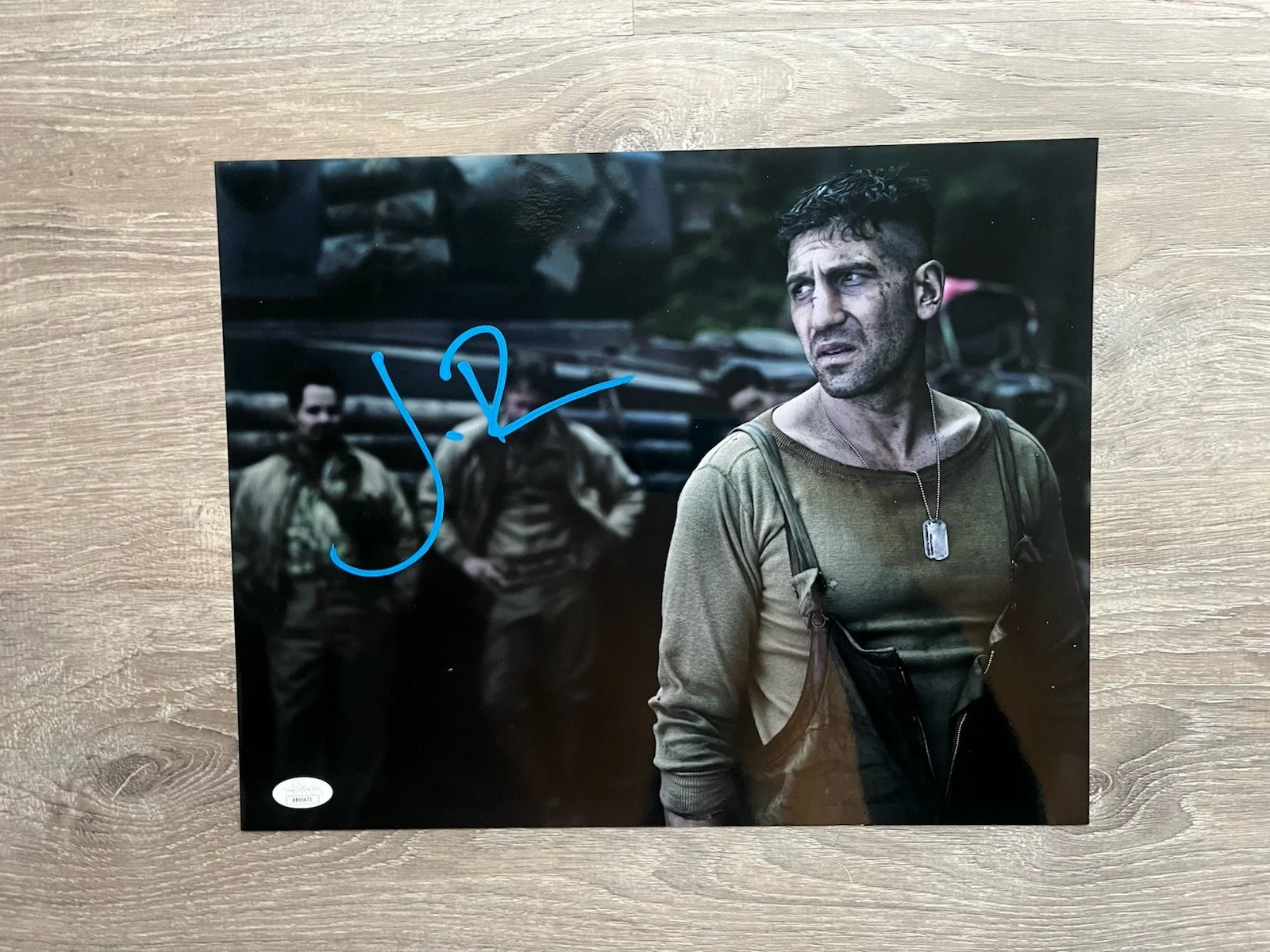 Jon Bernthal — Jon Bernthal Signed Fury 11x14 Metallic Photo JSA COA Punisher, изображение 2