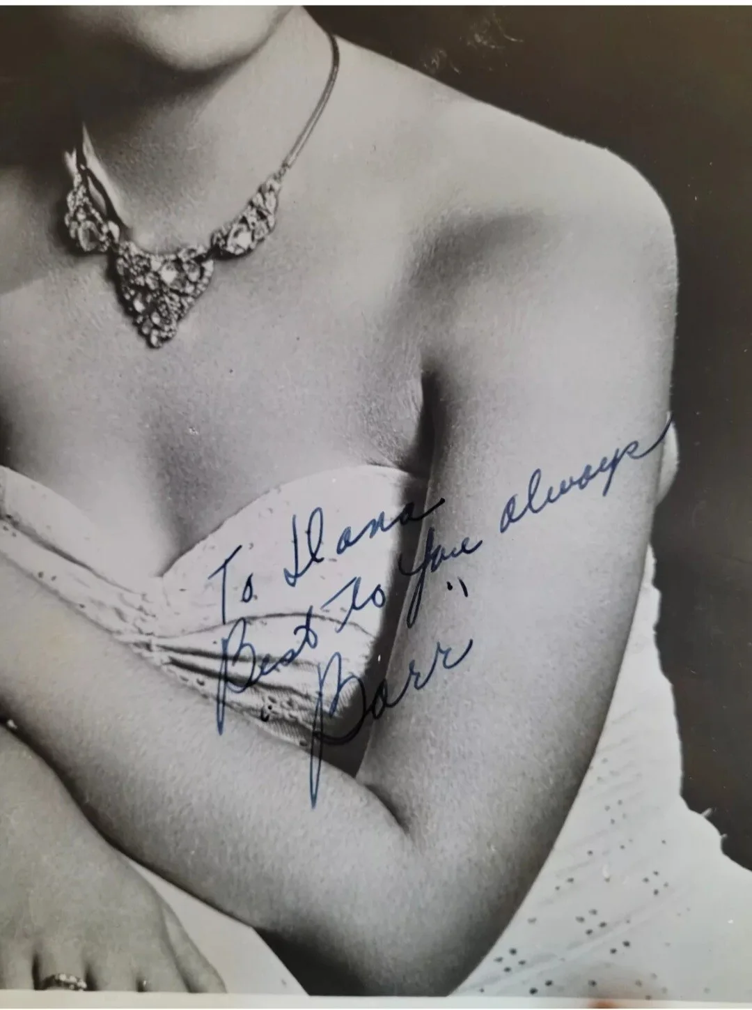 Vintage 8"×10" Autographed Press Photo Bette Barr, image 2