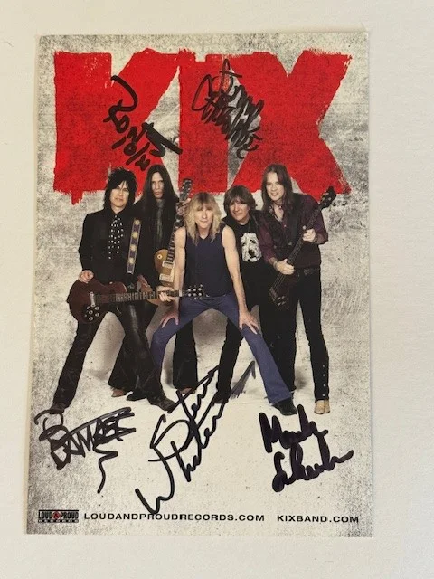 Kix - Rock Your Face Off Autographed Signed CD, image 2