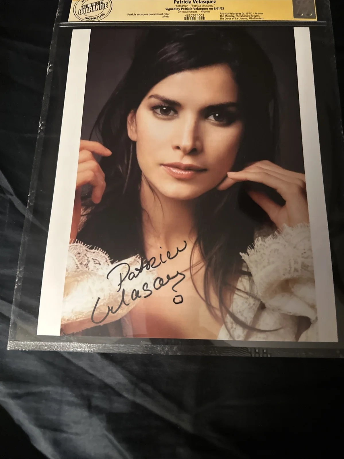 Patricia Velasquez CGC SS Signed Photograph! Autographed Mummy Gorgeous, image 3