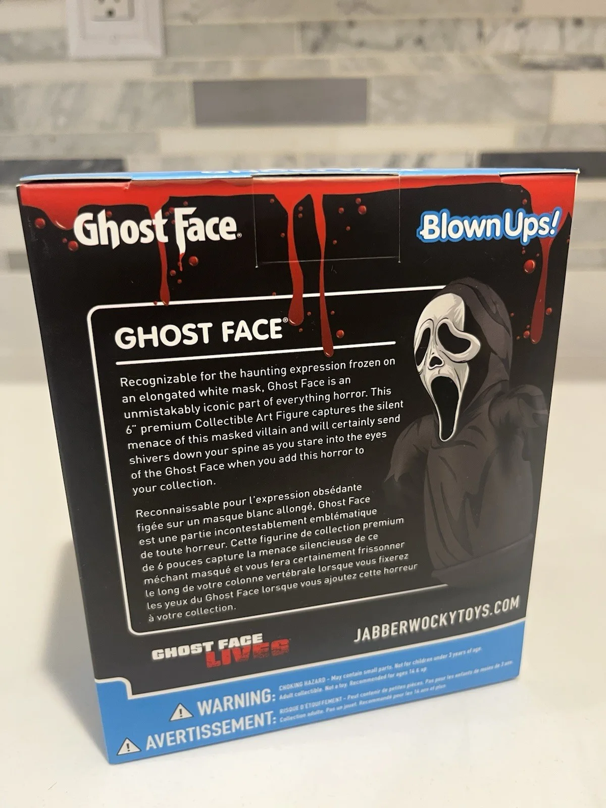 Roger Jackson — Roger JACKSON Signed Scream BLOWUPS Ghostface Limited Edition 600 JSA COA, image 3