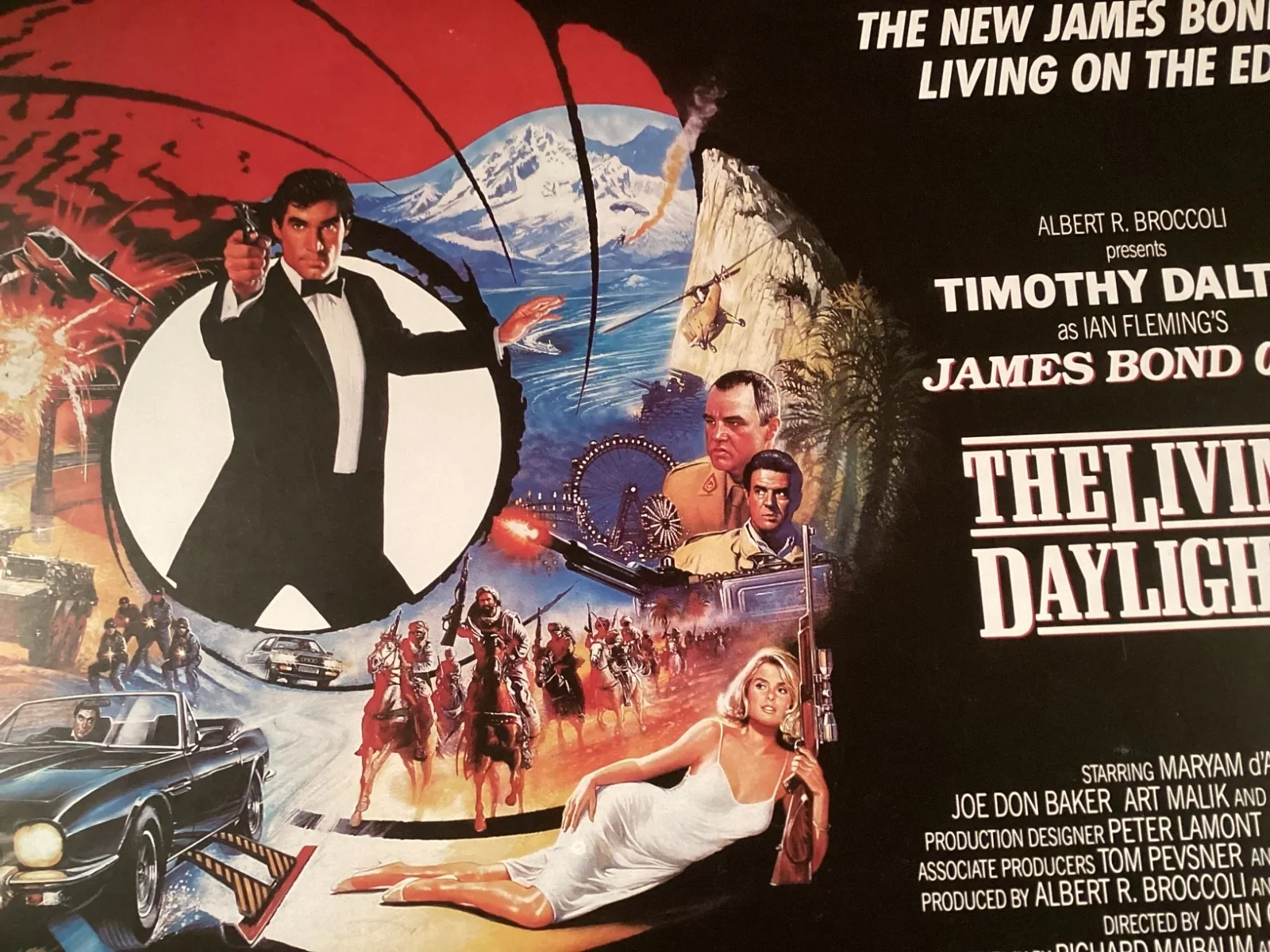JAMES BOND POSTERS TIMOTHY DALTON THE LIVING DAYLIGHTS LICENCE TO KILL, image 5