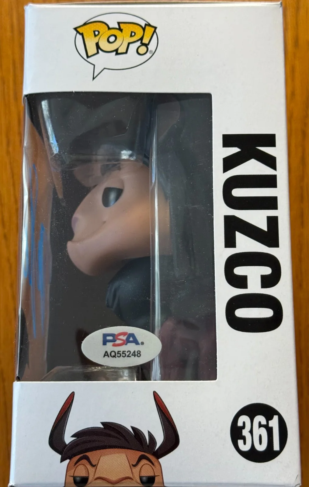 DAVID SPADE — DAVID SPADE SIGNED KUZCO FUNKO POP #361 EMPEROR'S NEW GROOVE DISNEY PSA/DNA CERT, изображение 2