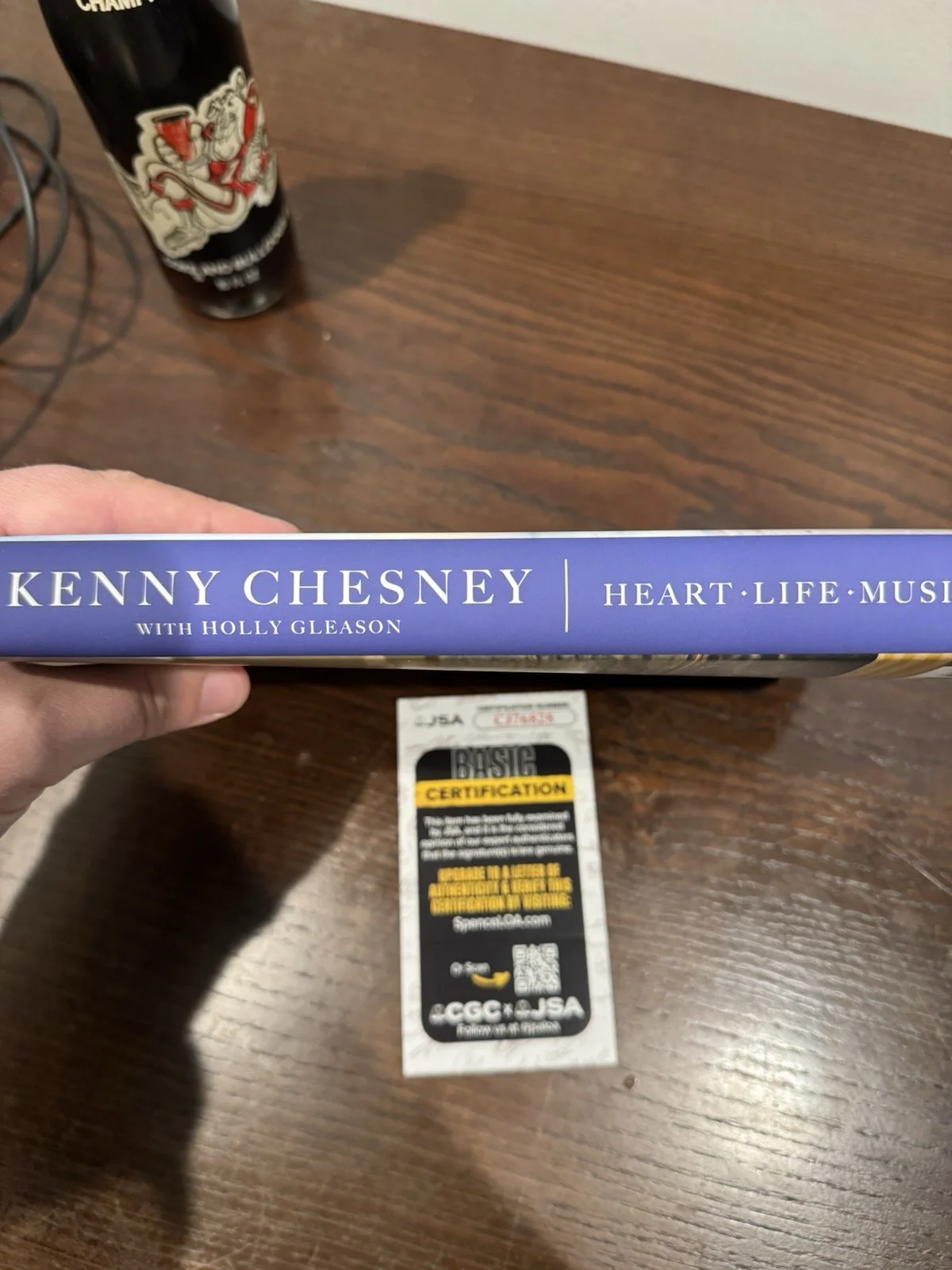 Kenny Chesney Signed Auto Book Heart Life Music 1st HC 2025 HOF In Hand. JSA., изображение 5