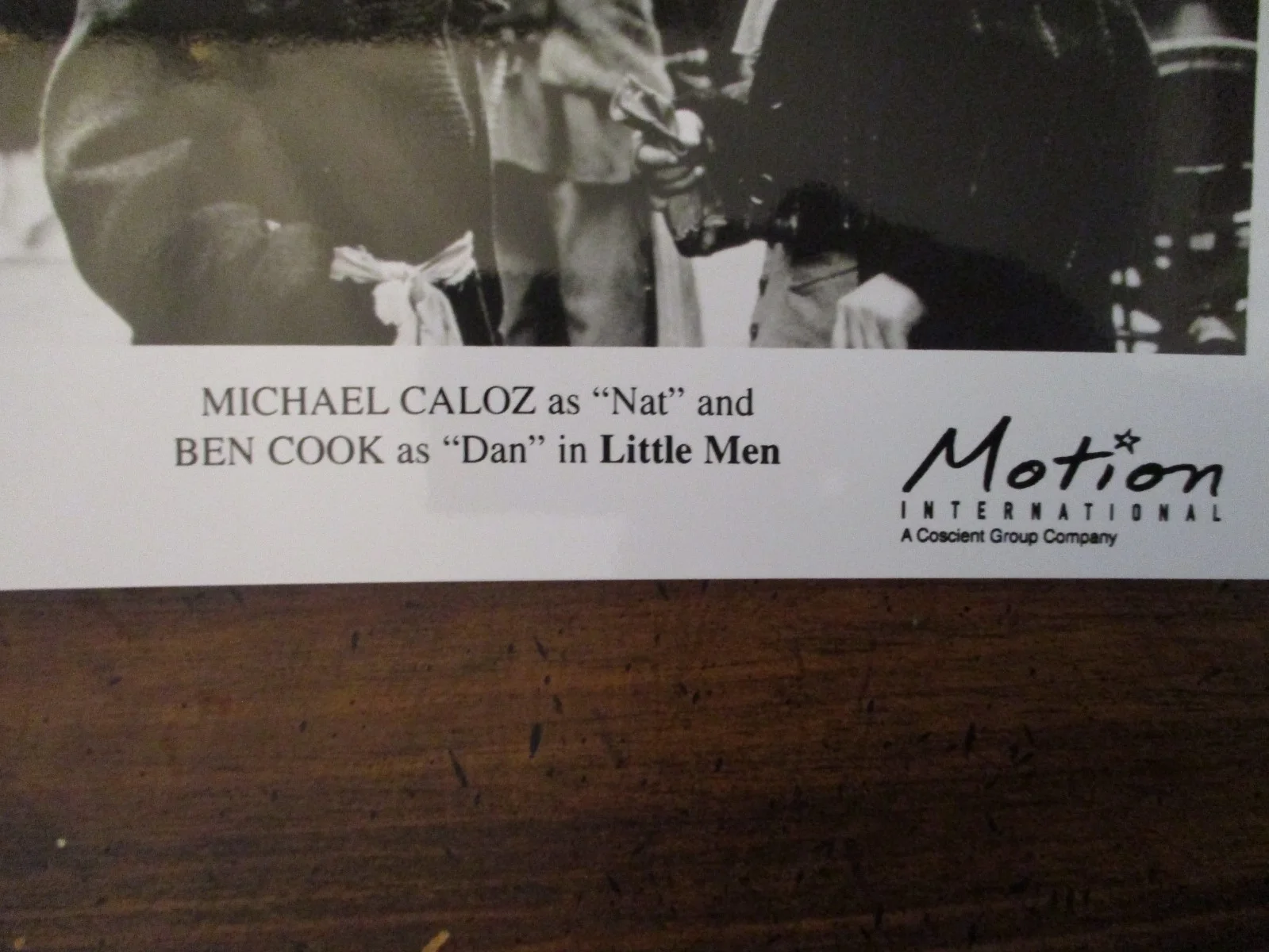 Mariel Hemingway/Michael Caloz/Ben Cook(LITTLE MEN)1998 8 x 10 B & W Press Photo, изображение 3