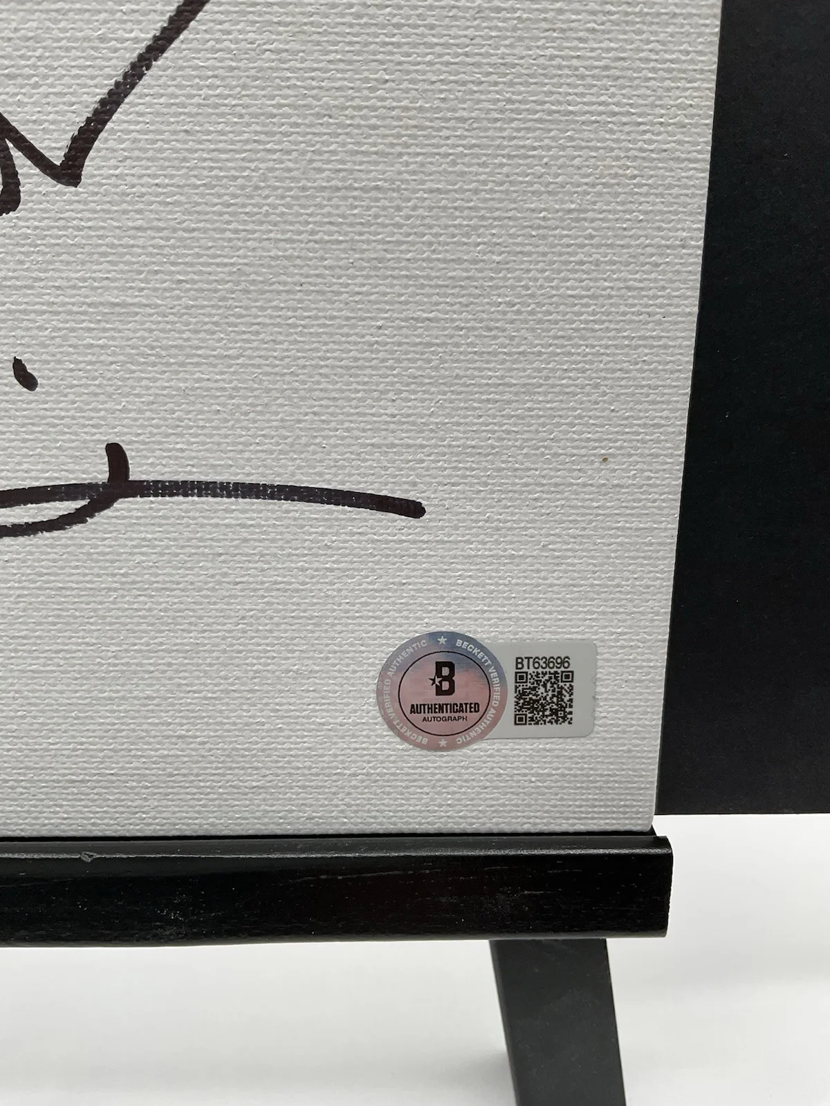 Andy Muschietti — Andy Muschietti sketch BAS Pennywise Sketch IT signed Canvas sketch Art Horror, изображение 2