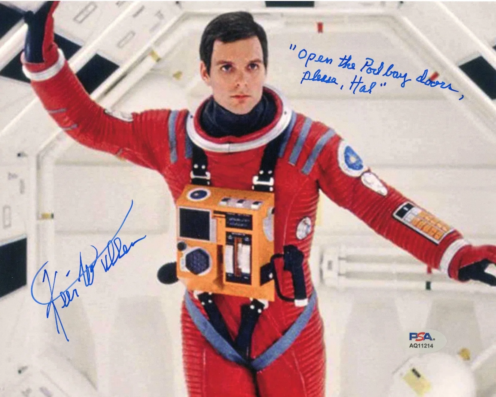 Keir Dullea — Keir Dullea Open Pod Bay Door Hal Signed 8x10 Photo PSA DNA Authentic *14