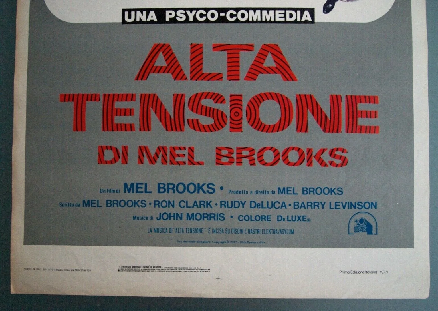 High Anxiety - Original Vintage Film Poster 1977 - Mel Brooks, image 5