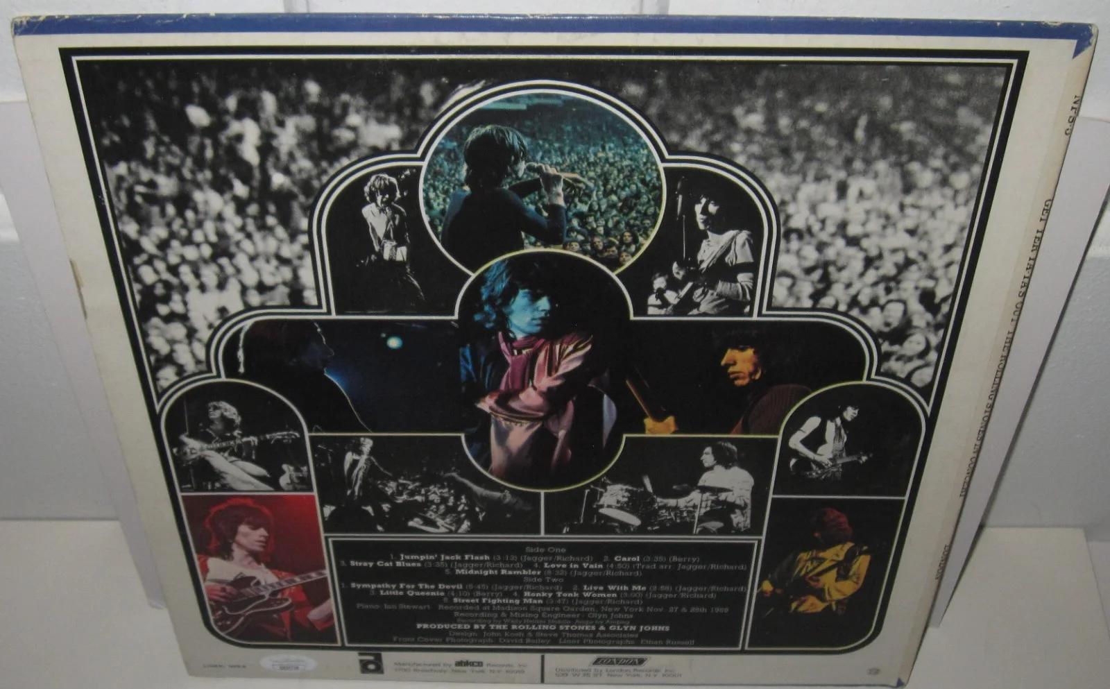 CHARLIE WATTS SIGNED GET YER YA YAS OUT ALBUM ROLLING STONES ROCK AUTOGRAPH JSA, image 5