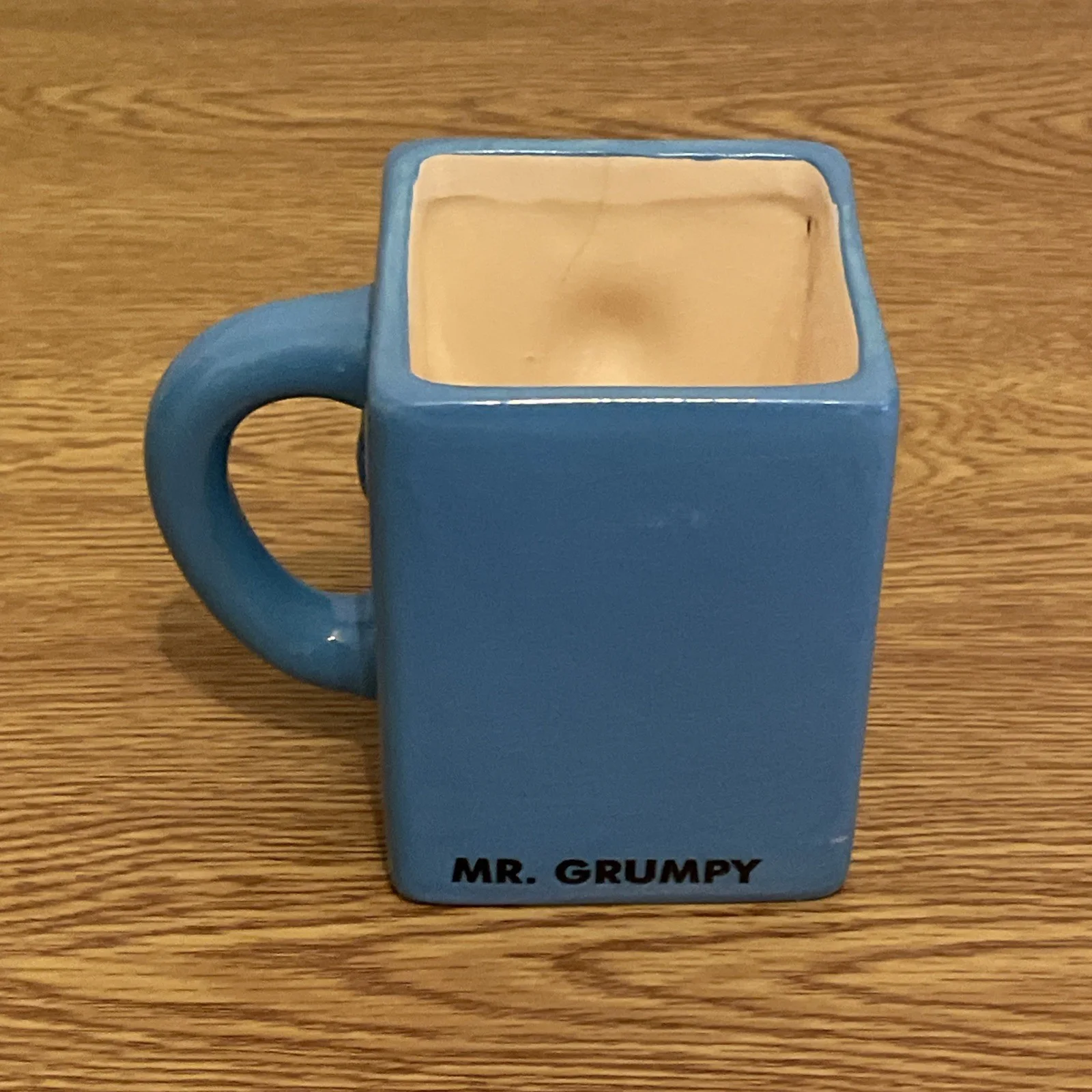 Mr. Grumpy blue cube character mug - 2015, изображение 3