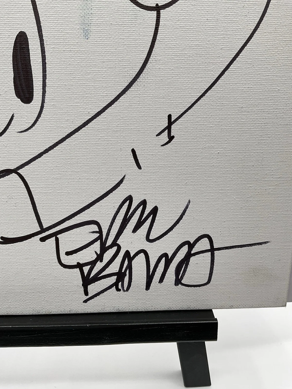 Eric Bauza — Eric Bauza signed sketch BAS Marvin the Martian Looney Tunes signed sketch 11x14, image 2