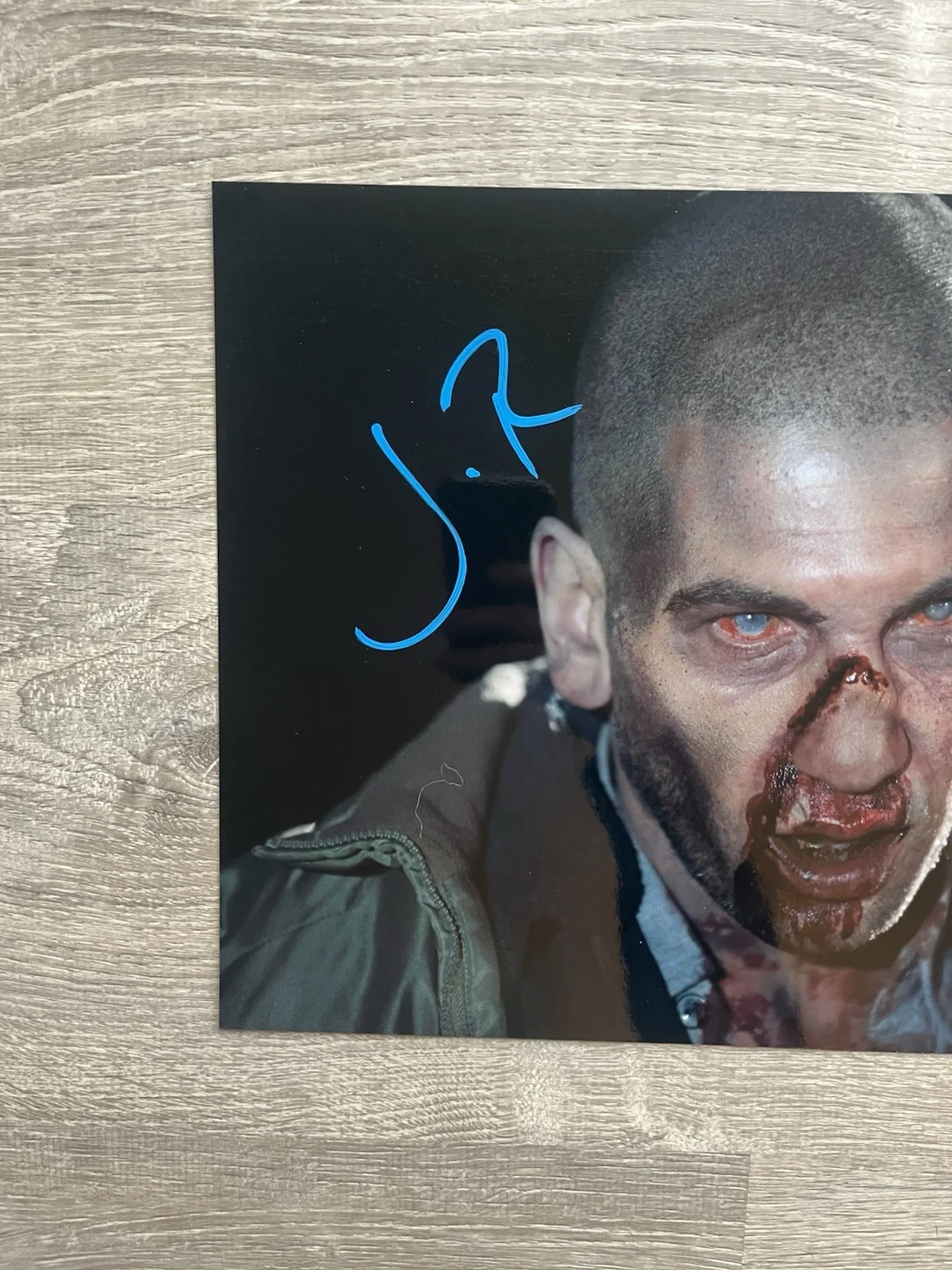Jon Bernthal — Jon Bernthal Signed Walking Dead Metallic 11x14 Photo JSA COA Shane Punisher, изображение 4