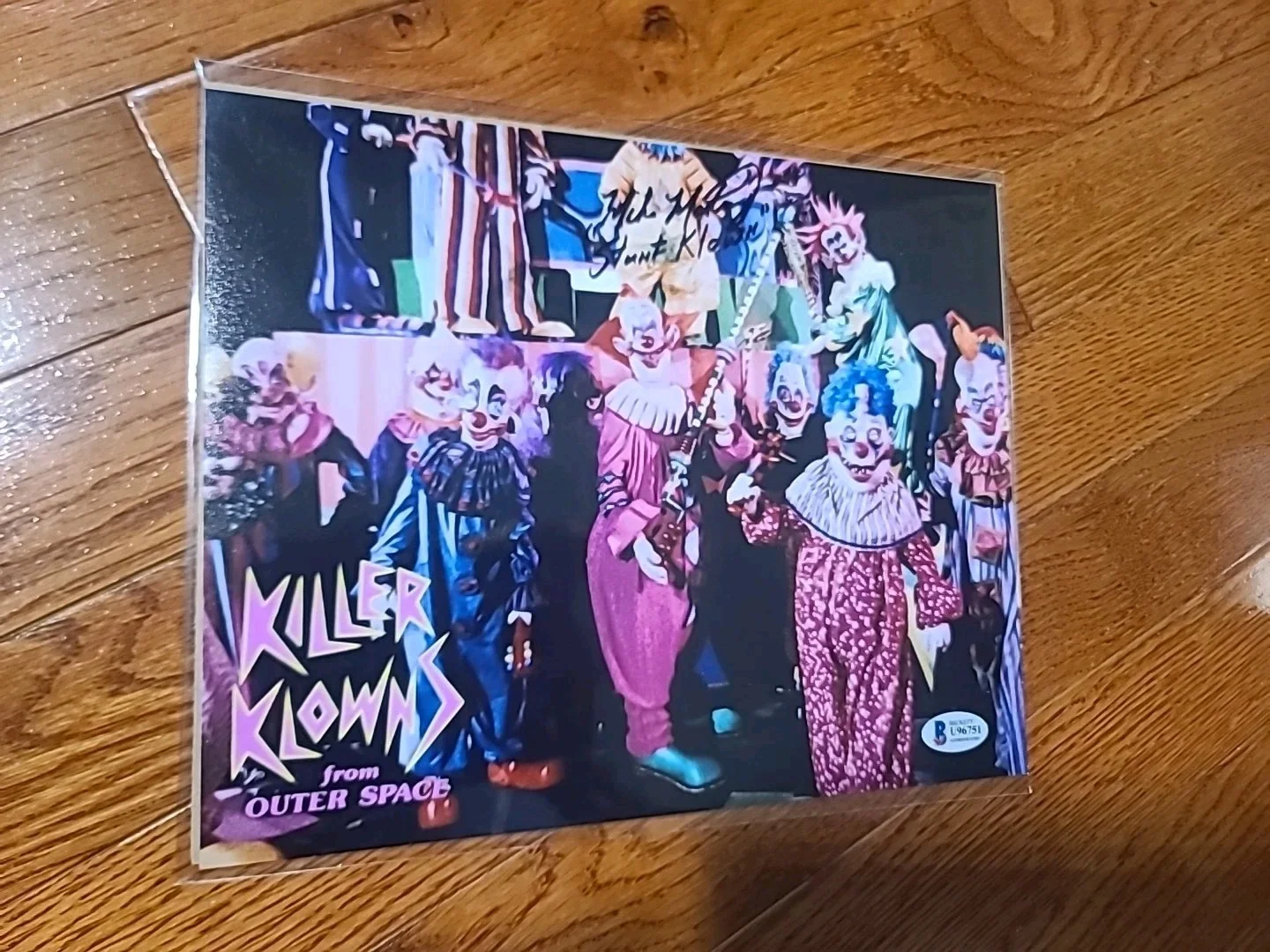 Mike Martinez — Killer Klowns From Outer Space Mike Martinez Signed 8x10 Photo BCOA, image 4
