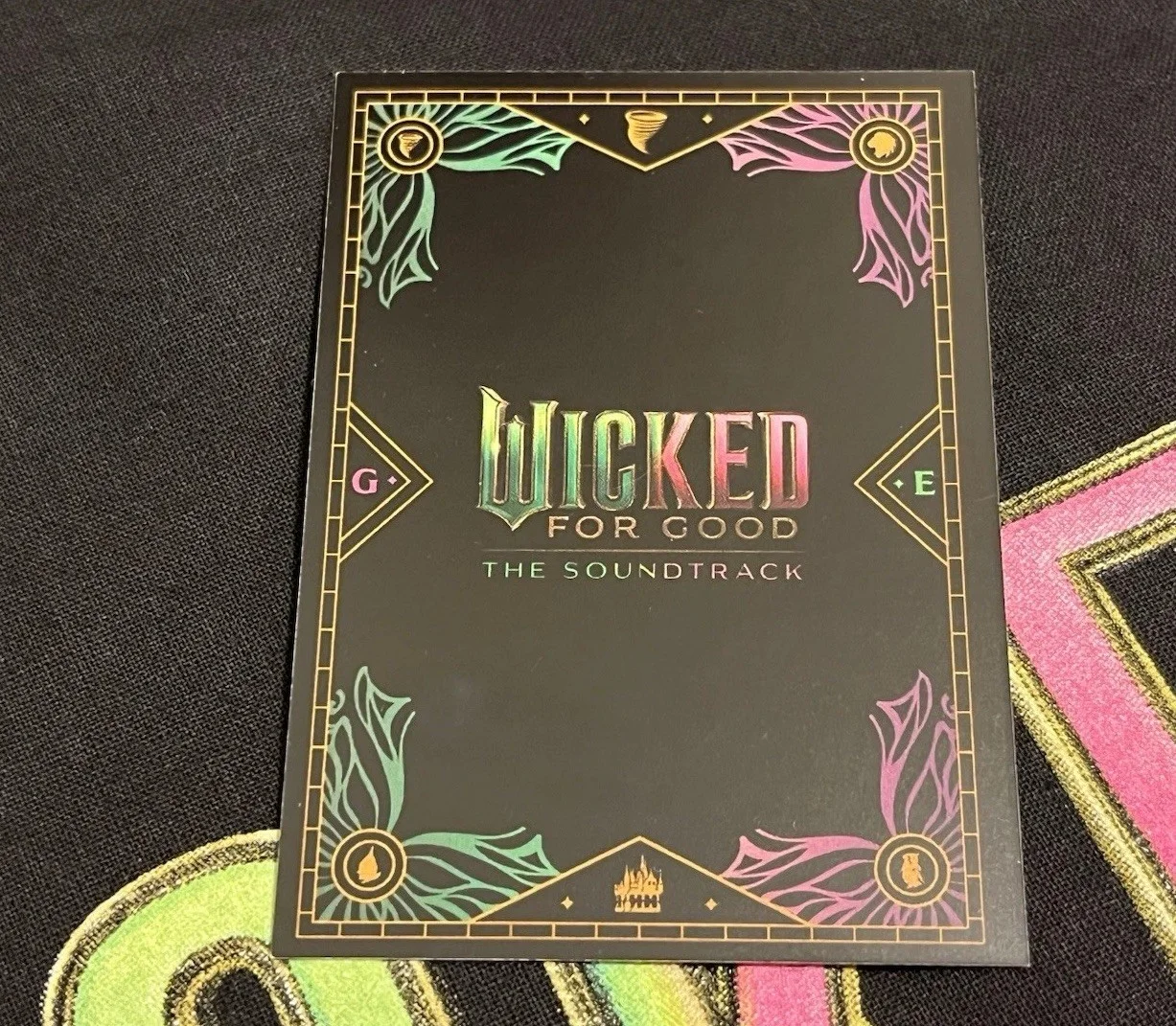 STEPHEN SCHWARTZ — STEPHEN SCHWARTZ SIGNED WICKED FOR GOOD PICTURE DISC 2X VINYL TOTE GLINDA CARD E, image 3