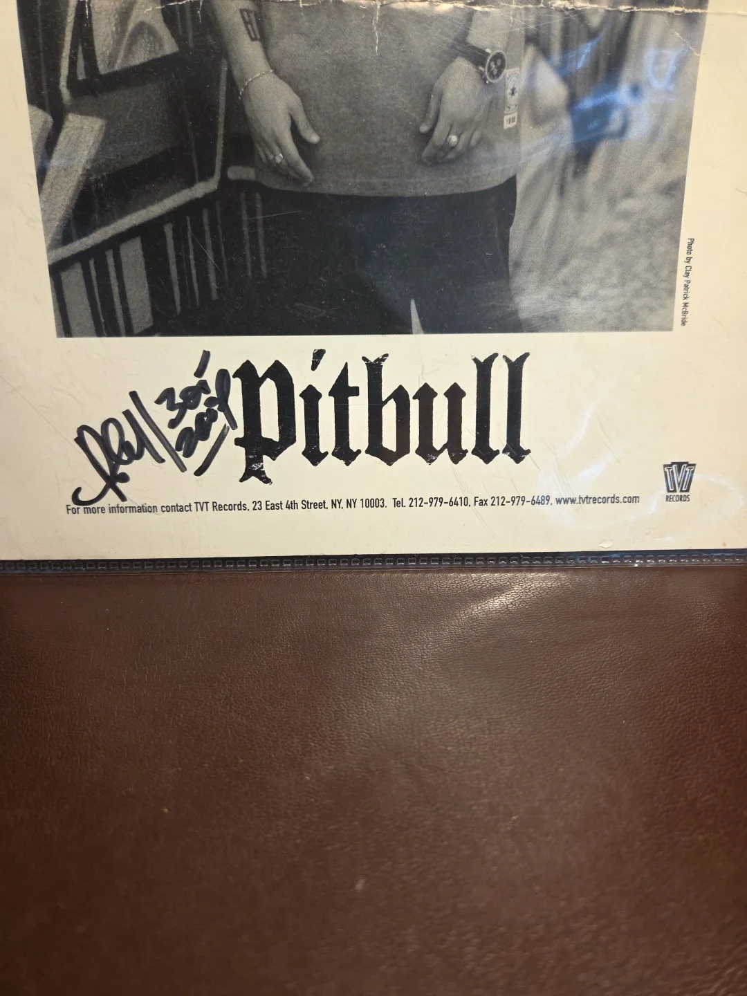PITBULL MR. WORLDWIDE 305 SIGNED 8x10 PHOTO LAKE WORTH HIGH SCHOOL VISIT 2009, image 3