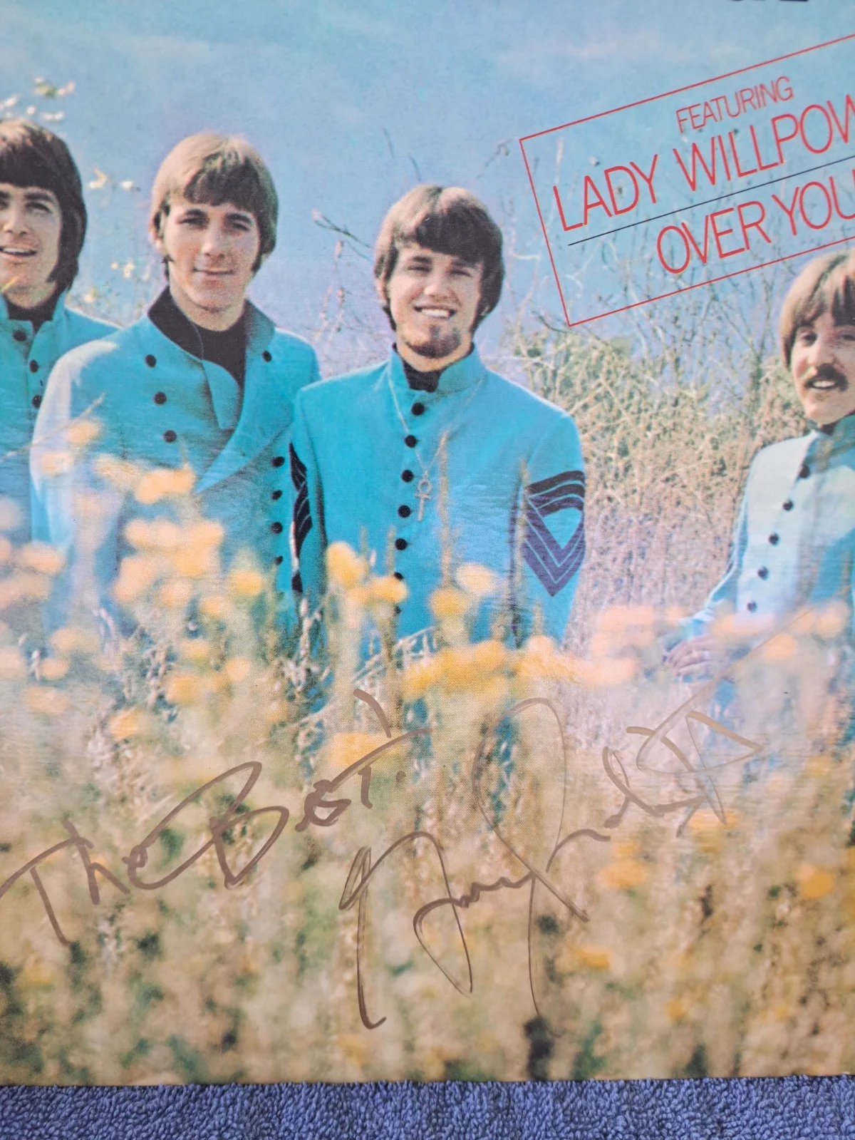 GARY PUCKETT AND THE UNION GAP SIGNED INCREDIBLE VINYL LP 1968 JSA COA, image 3