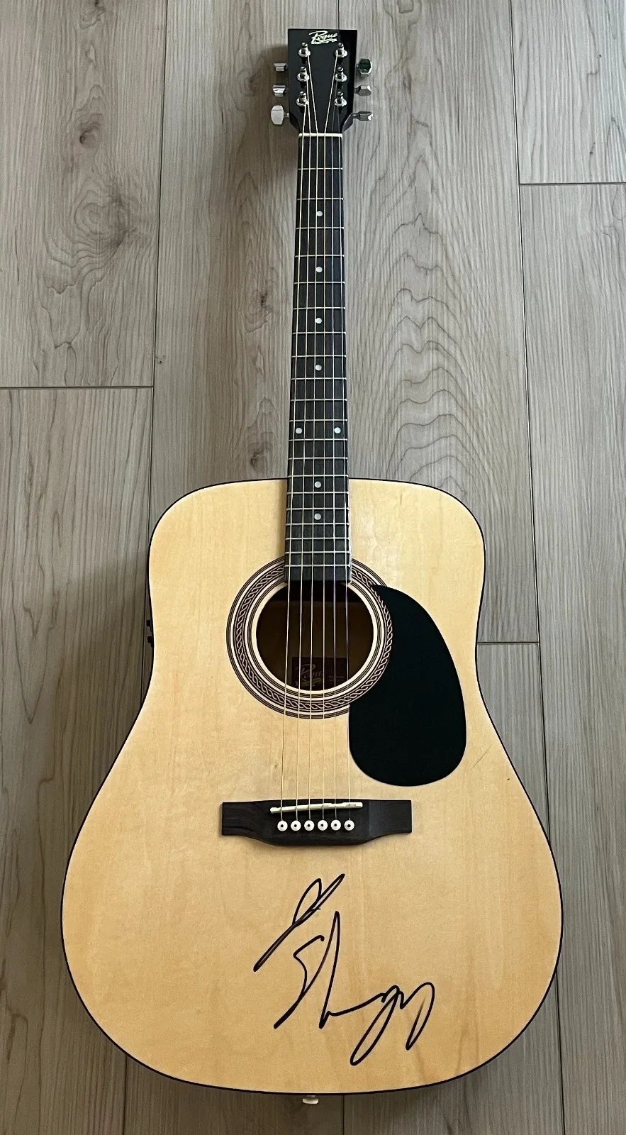 SHABOOZEY SIGNED AUTOGRAPH 41" ACOUSTIC GUITAR w/EXACT VIDEO PROOF & BECKETT COA, image 3