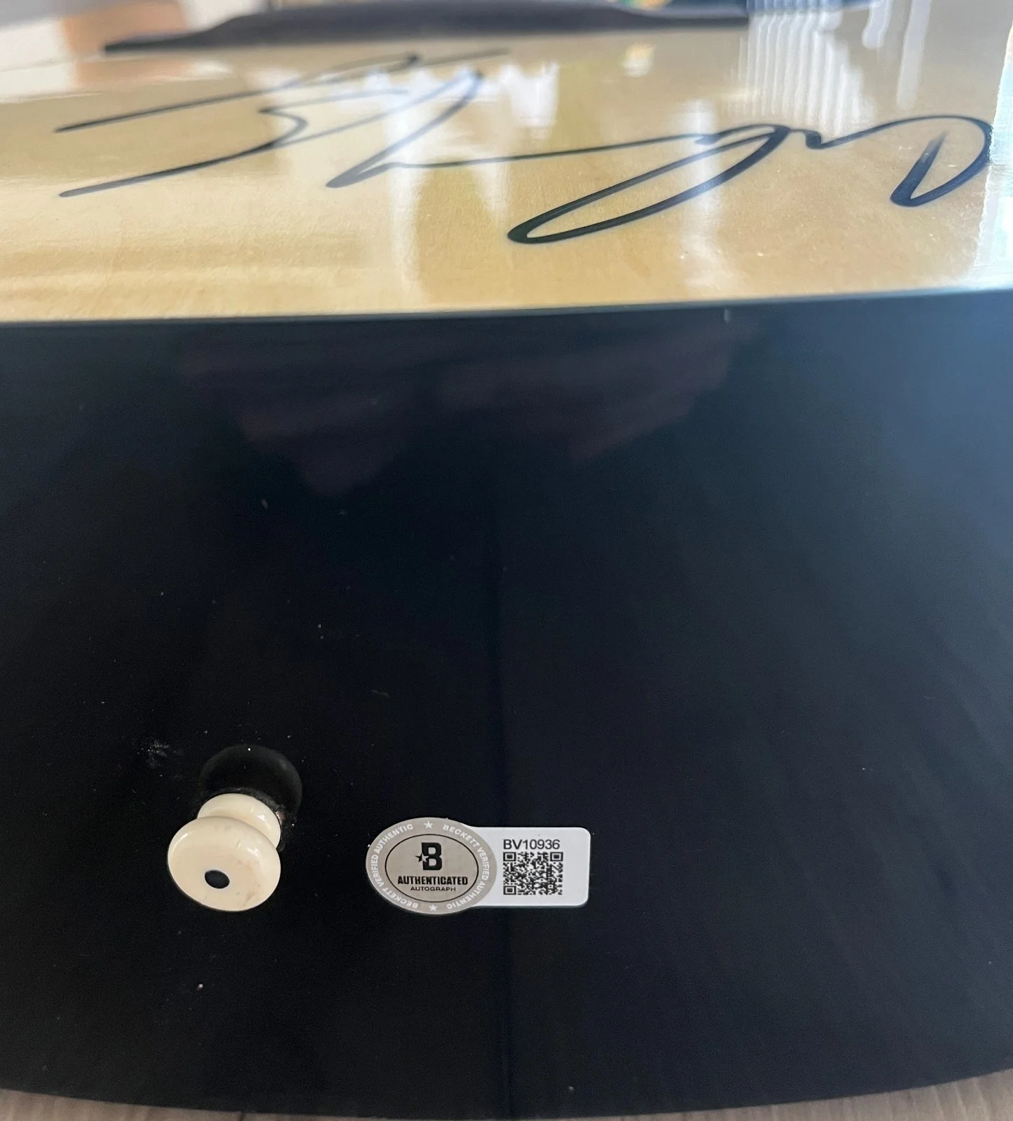 SHABOOZEY SIGNED AUTOGRAPH 41" ACOUSTIC GUITAR w/EXACT VIDEO PROOF & BECKETT COA, image 5