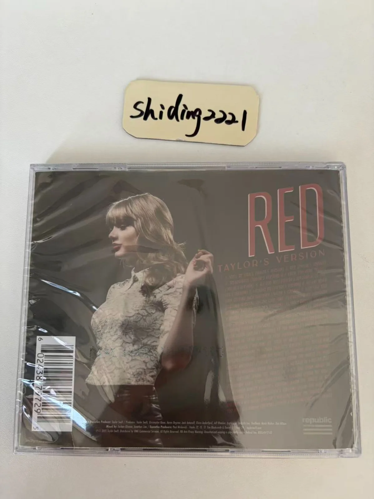 Taylor Swift Hand Signed Red Cd Taylor’S Version Autographed New sealed, image 4