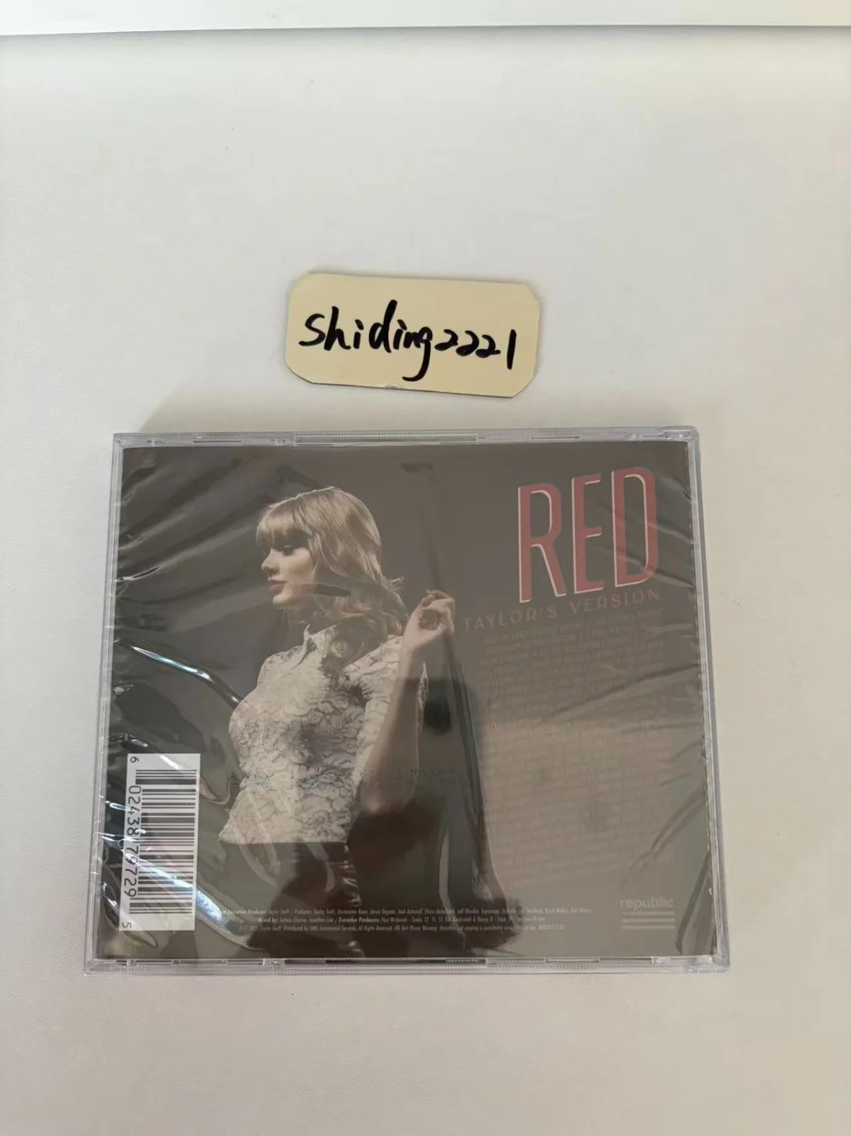 Taylor Swift Hand Signed Red Cd Taylor’S Version Autographed New sealed, image 5