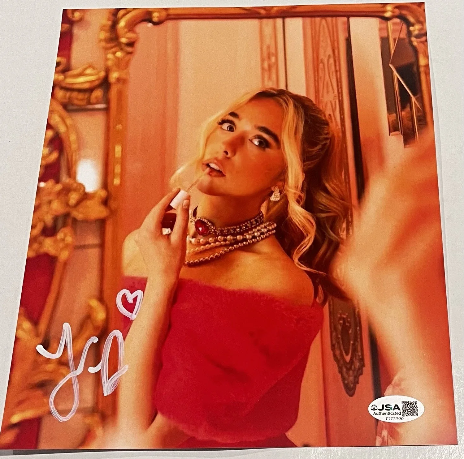 JENNA DAVIS — JENNA DAVIS SIGNED AUTOGRAPHED 8X10 PHOTO M3GAN 2.0 MEGAN MOVIE JSA COA, изображение 2