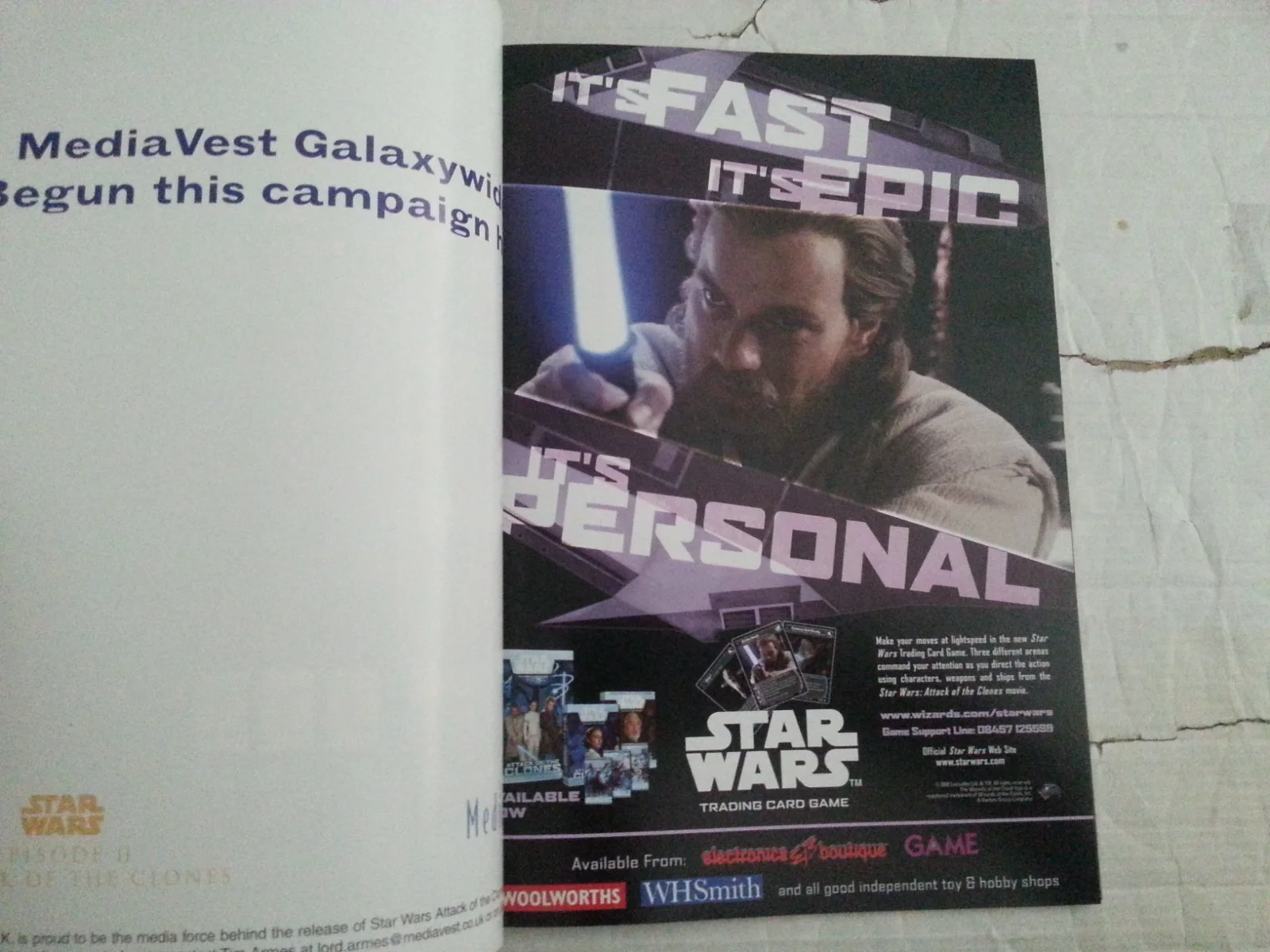 STAR WARS ATTACK OF THE CLONES CHARITY FILM PREMIERE PROGRAMME ODEON London 2002, изображение 4
