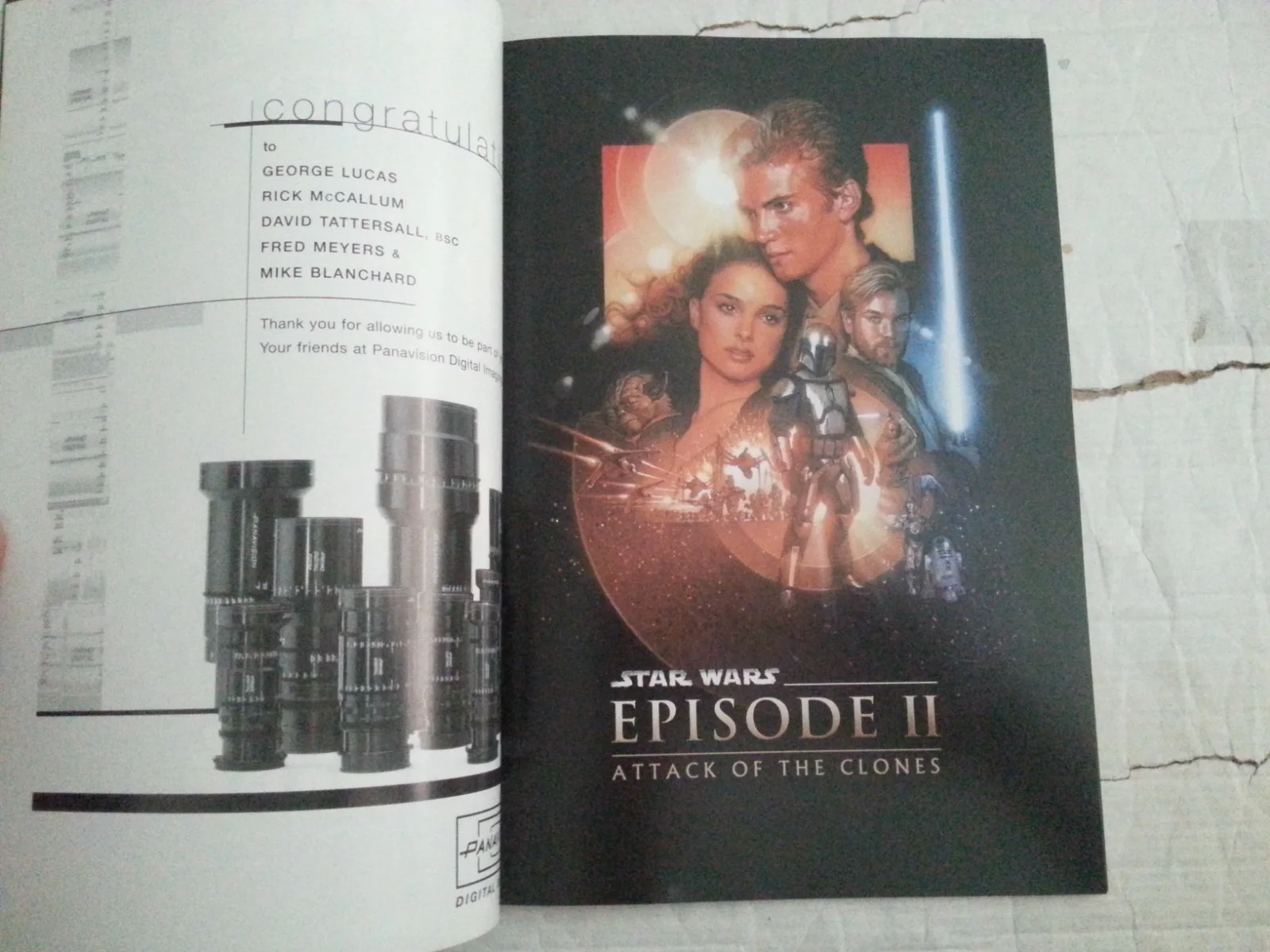 STAR WARS ATTACK OF THE CLONES CHARITY FILM PREMIERE PROGRAMME ODEON London 2002, изображение 5