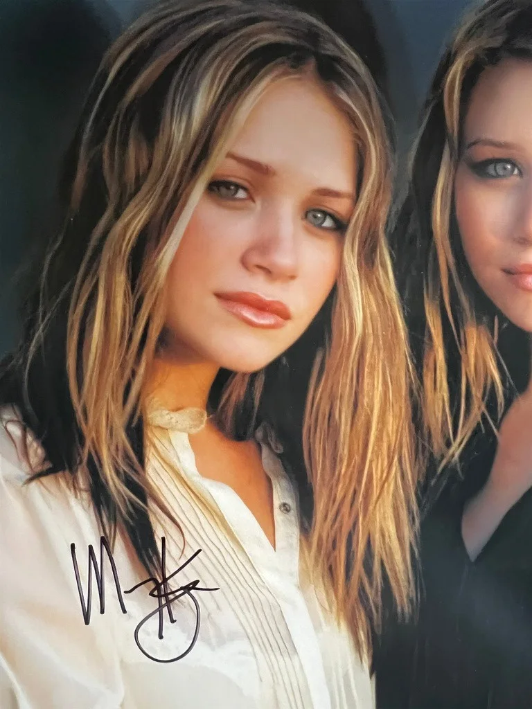 Marey-Kate andAshley Olsen — Super Rare! Vintage Mary-Kate And Ashley Hand Signed Autograph!, изображение 2