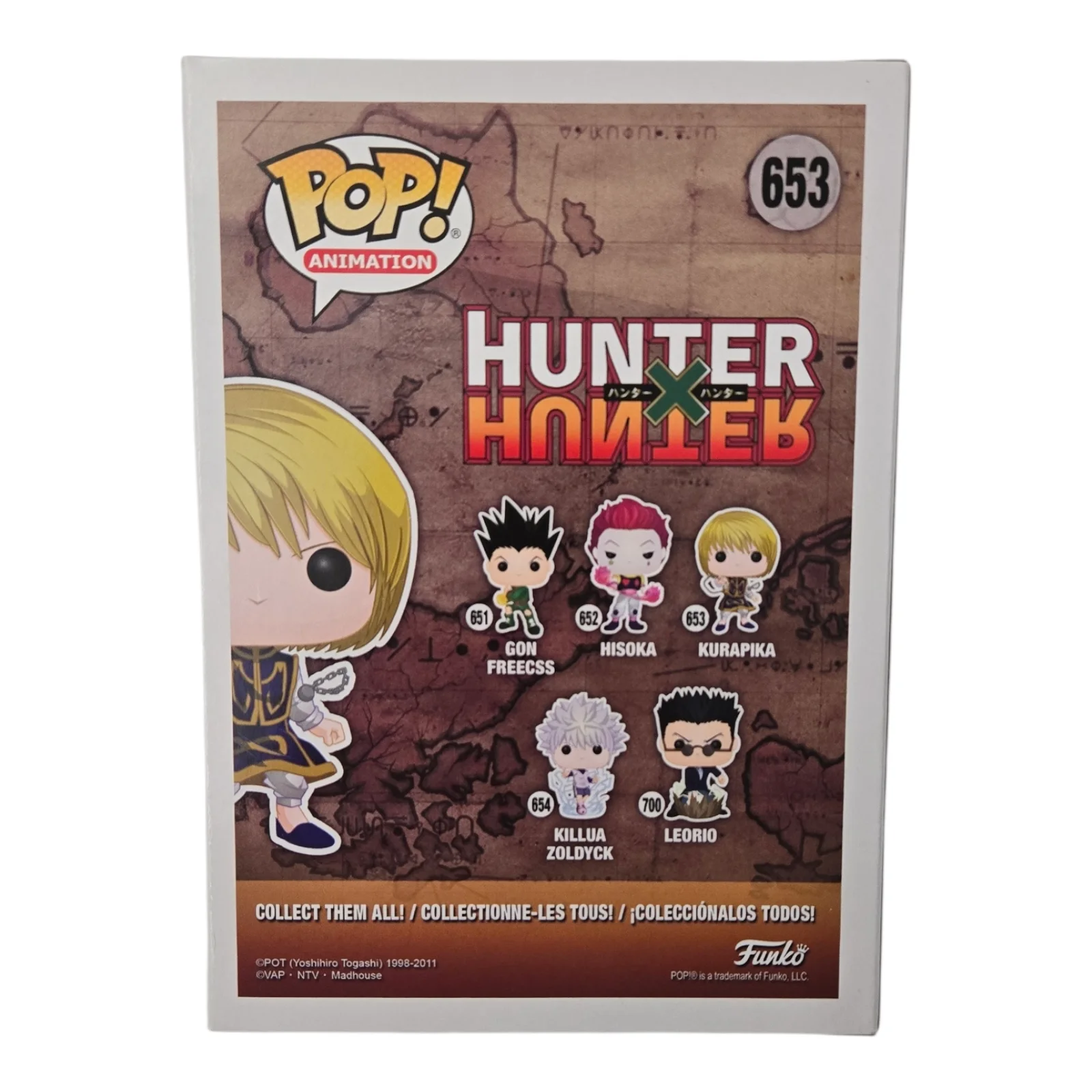 Erika Harlacher — Erika Harlacher Signed Funko Kurapika Hunter X Hunter Autograph Anime JSA COA, image 3