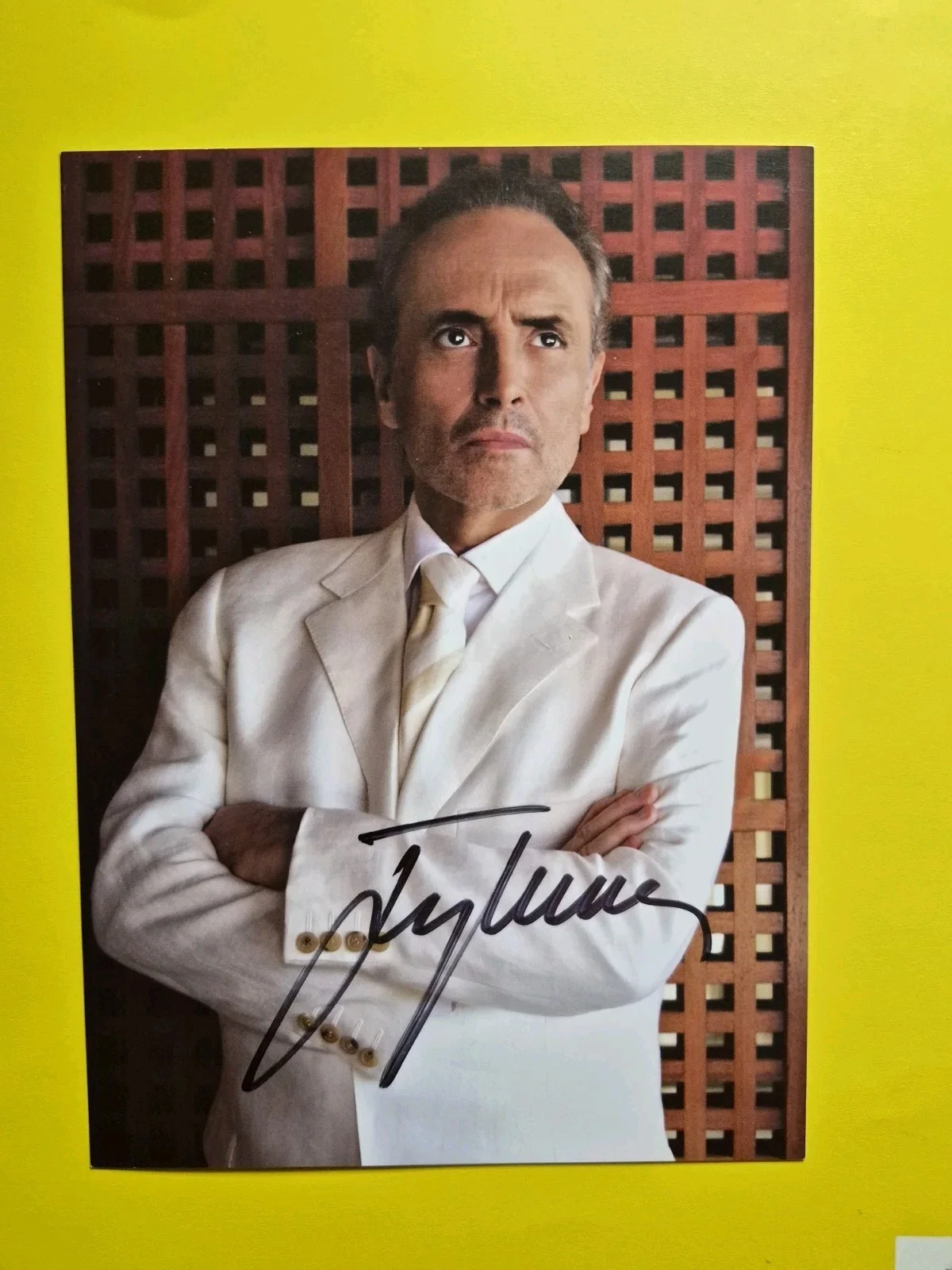 Jose Carreras Spanish opera tenor.signed ,autographed 5x7 Photo.No Inscription, изображение 2