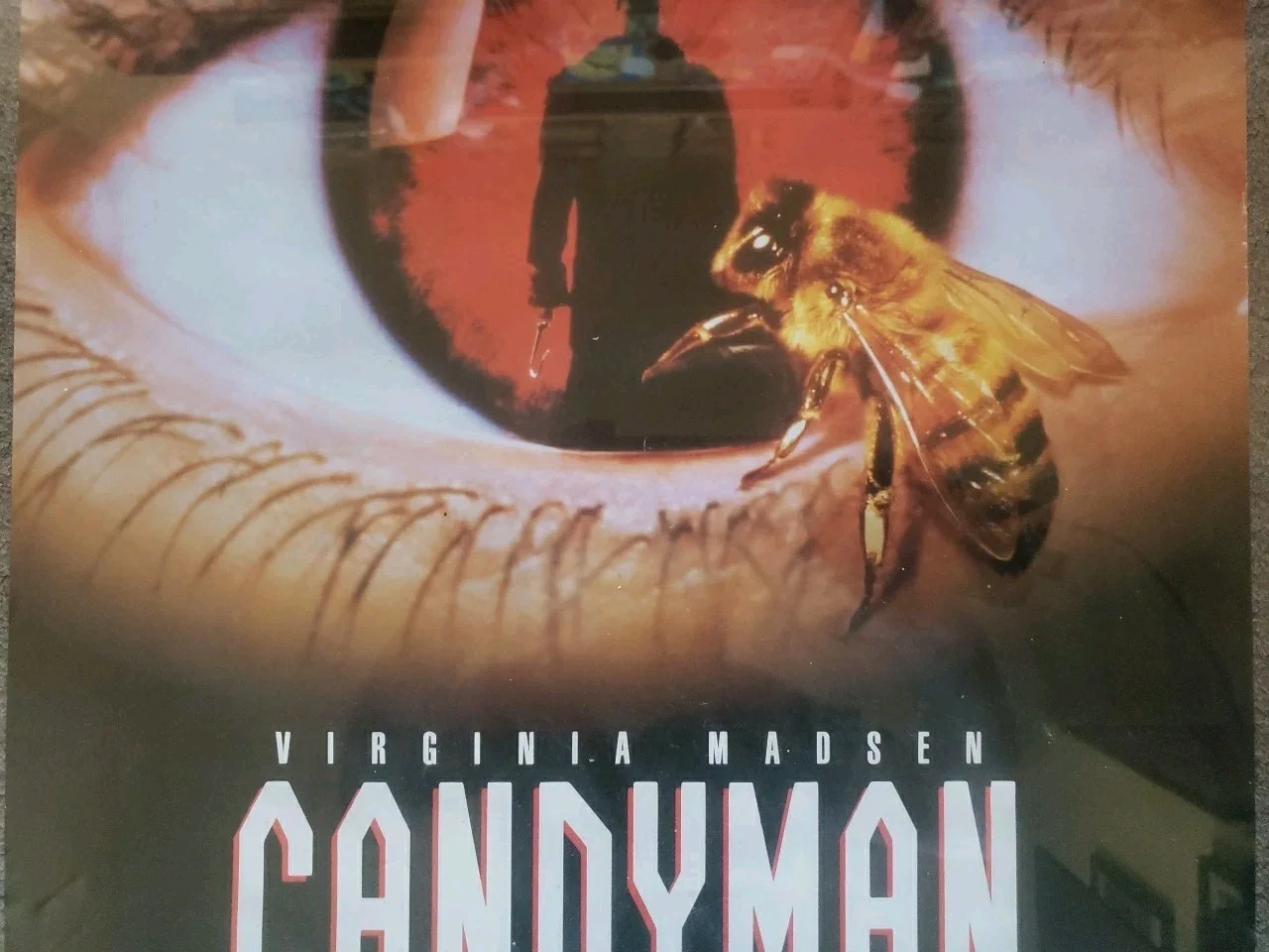 Original 1992 CANDYMAN UK Video Store Film Poster A2 Very GoodRolled Condition, image 3