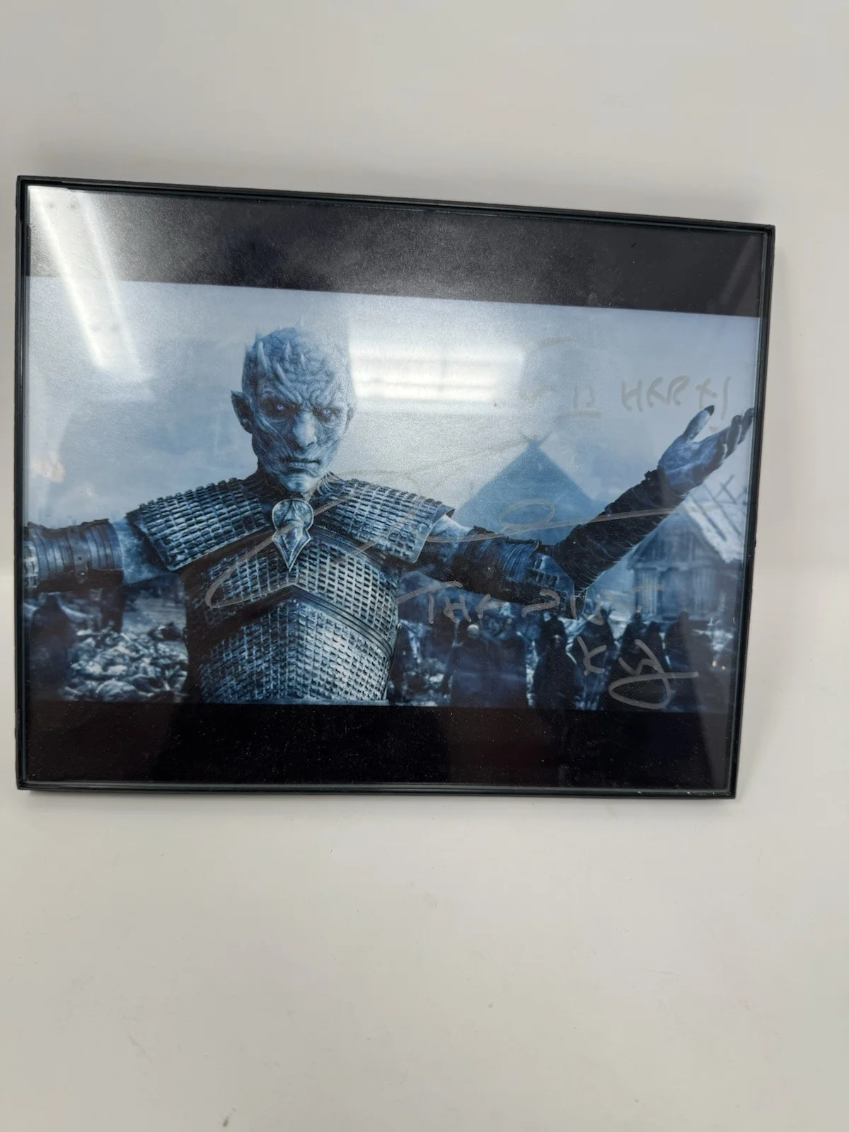 RICHARD BRAKE — RICHARD BRAKE THE NIGHT KING SIGNED 8X10 COLOR PHOTO GAME OF THRONES AUTO, READ
