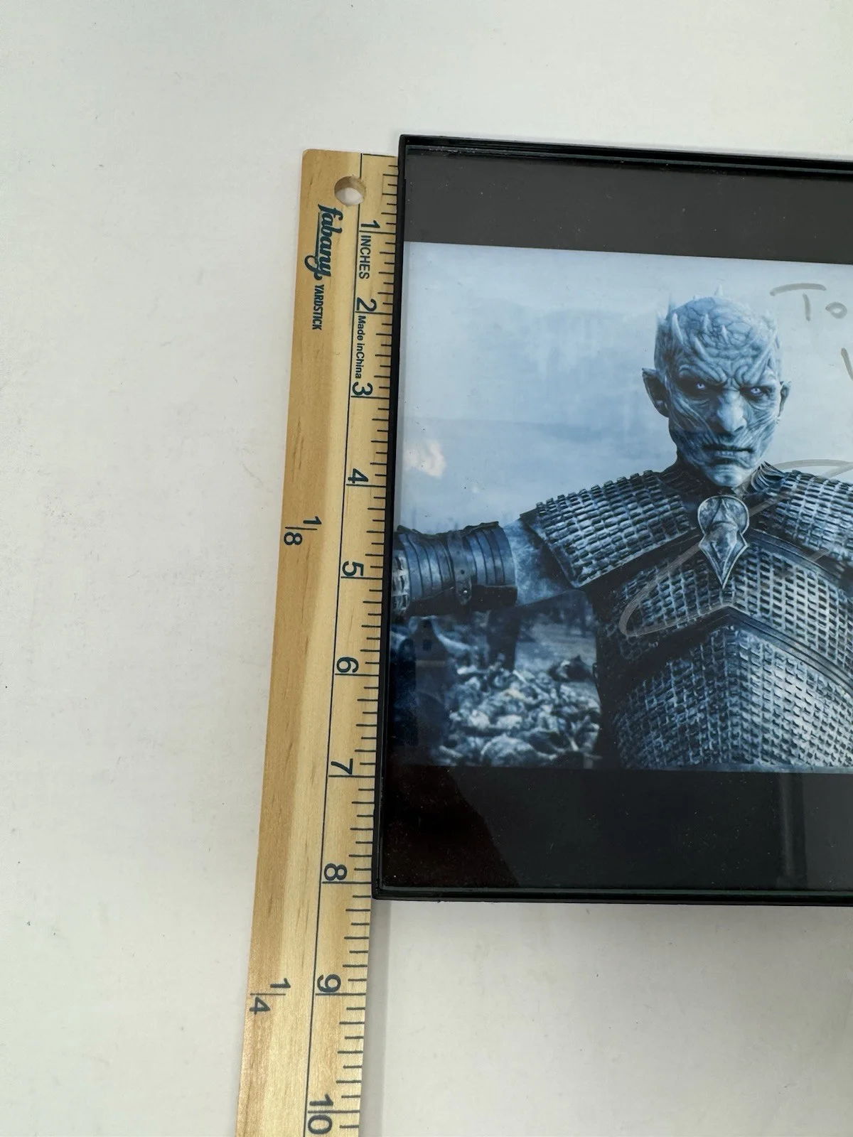 RICHARD BRAKE — RICHARD BRAKE THE NIGHT KING SIGNED 8X10 COLOR PHOTO GAME OF THRONES AUTO, READ, изображение 4
