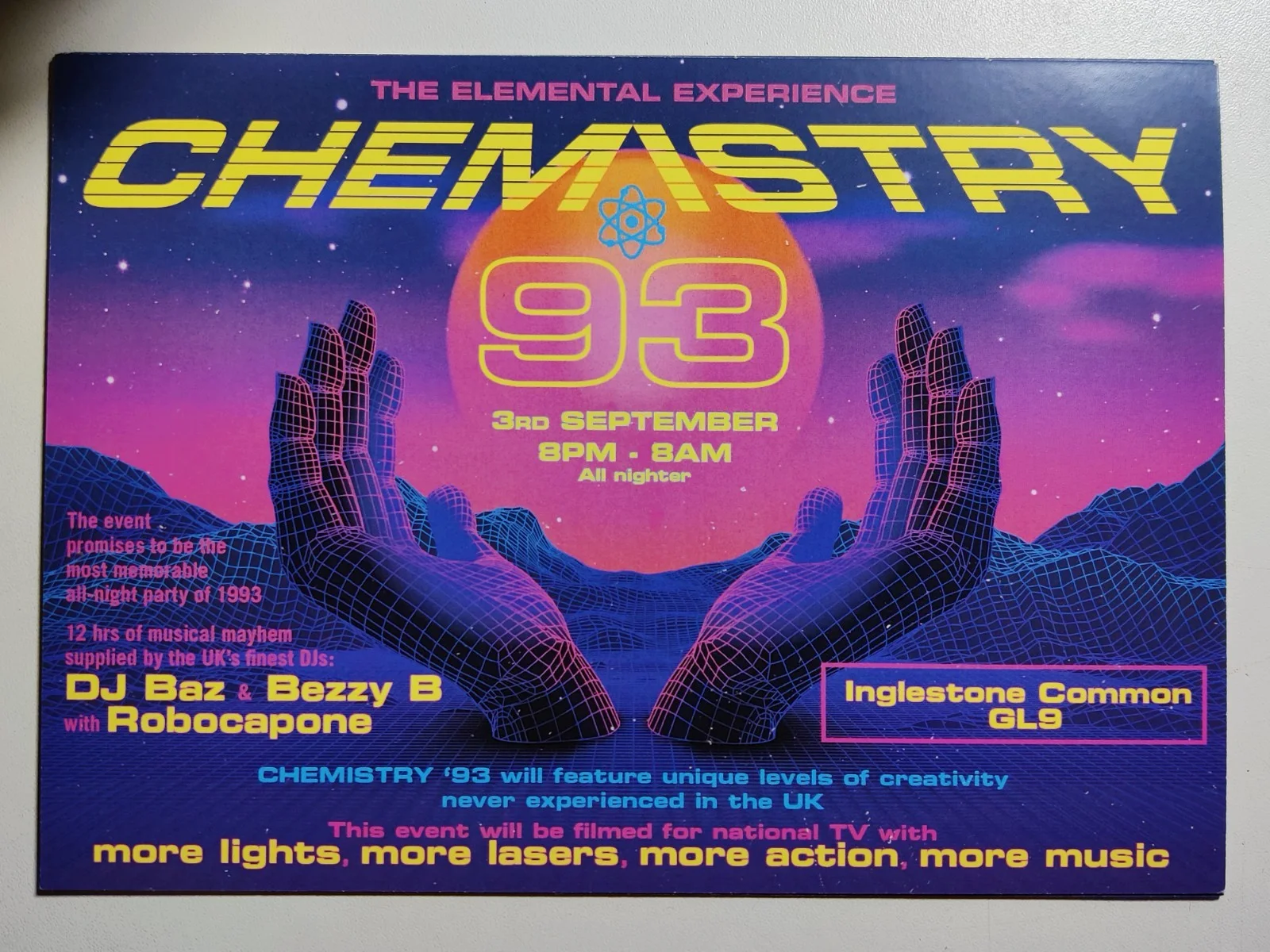 Geoff Barrow 'GAME' lobby flyer 2025 Jason Williamson Marc Bessant 210 x 150mm, image 2