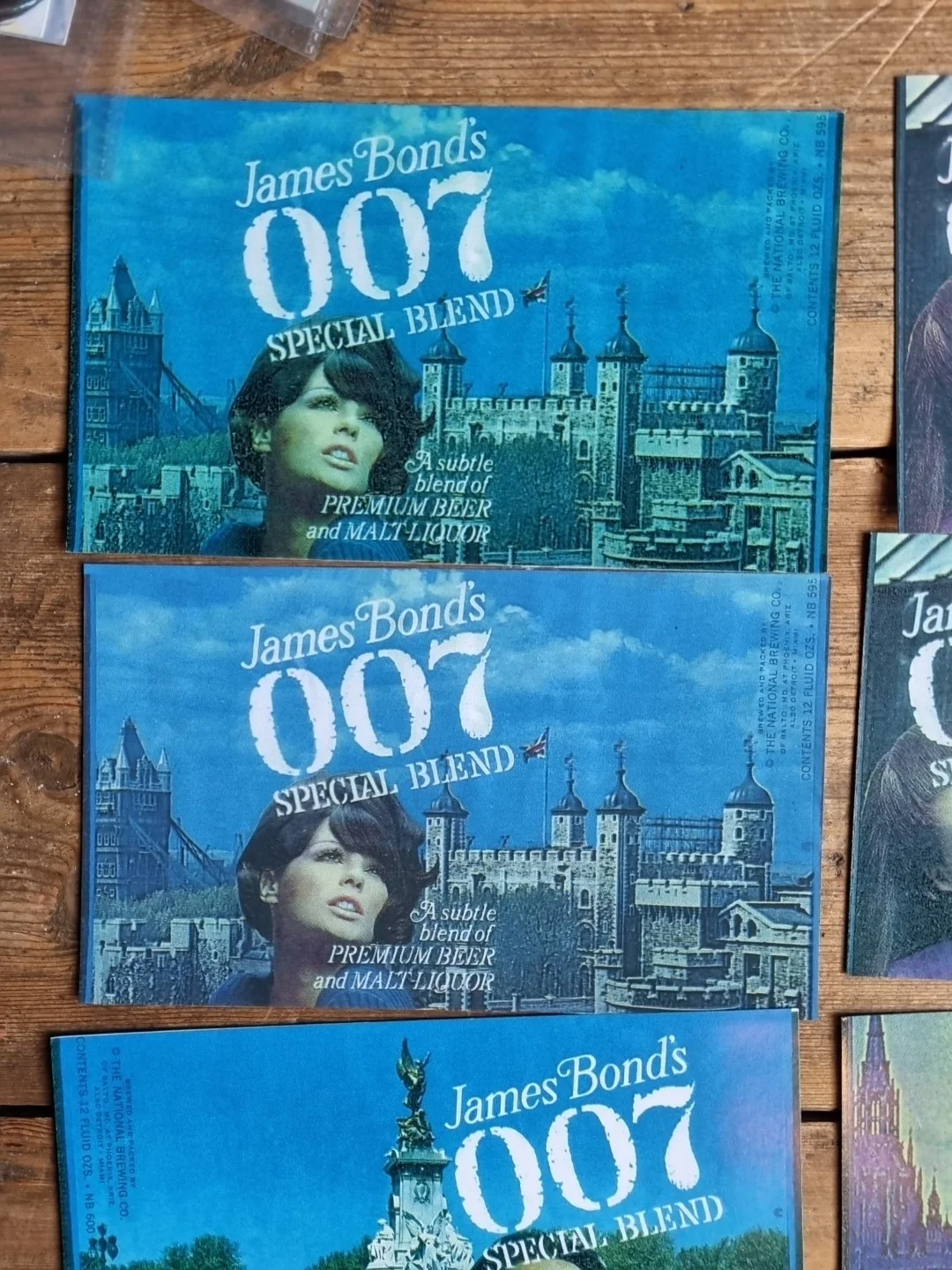 James Bond Reproduction 1960,s Beer Lables NOT ORIGINALS, изображение 2