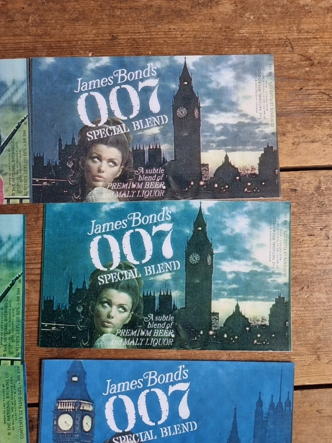 James Bond Reproduction 1960,s Beer Lables NOT ORIGINALS, изображение 4