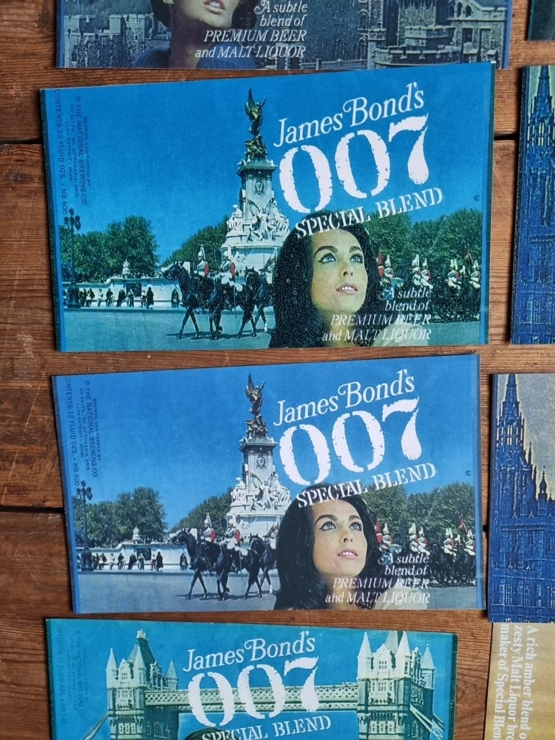 James Bond Reproduction 1960,s Beer Lables NOT ORIGINALS, изображение 5