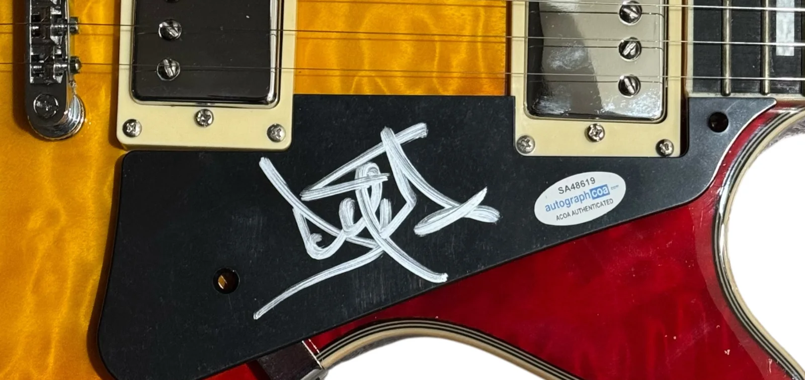 Dean Fertita Queens of the Stone Age Signed Autograph Electric Guitar ACOA COA, изображение 3