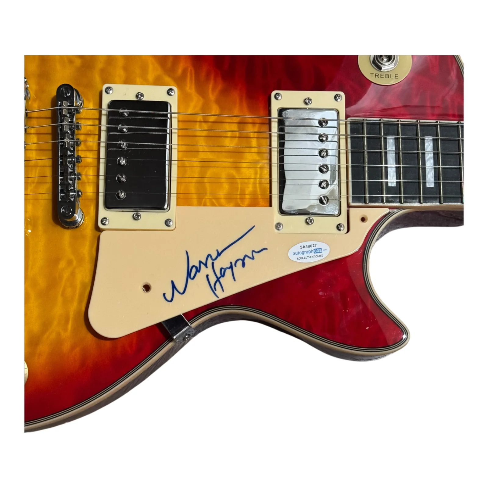 Warren Haynes The Allman Brothers Band Signed Electric Guitar Autograph ACOA COA, изображение 3