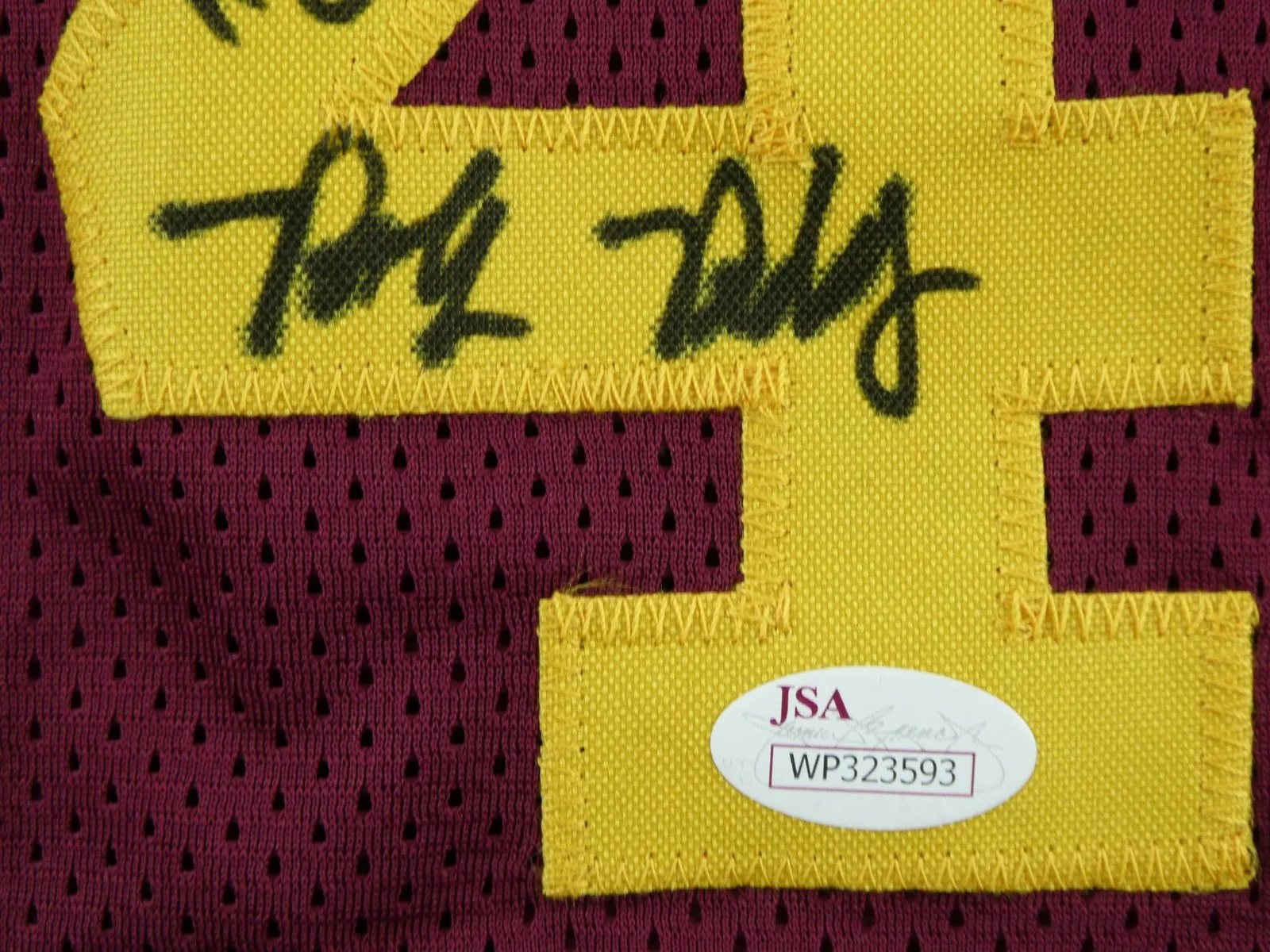 Brad Long — Brad Long Signed Hickory Jersey Buddy Walker Hoosiers JSA COA Sticker Only, image 5
