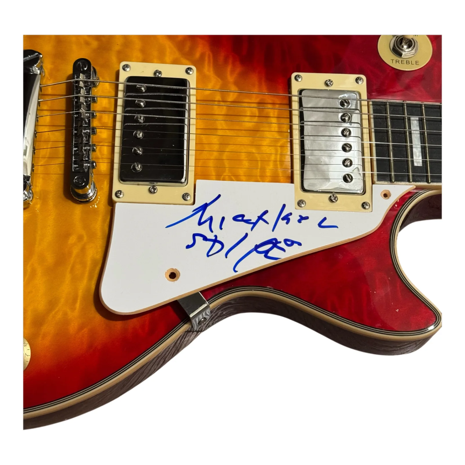 Michael Stipe R.E.M. Signed Autograph Electric Guitar REM Band PSA/DNA COA, image 3