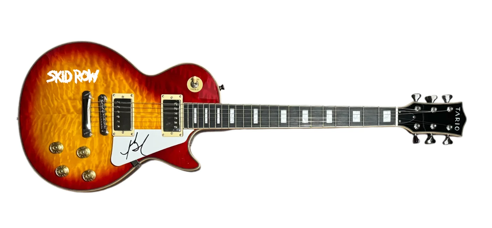 Sebastian Bach Skid Row Signed Electric Guitar Band Singer Autograph Beckett COA, изображение 2