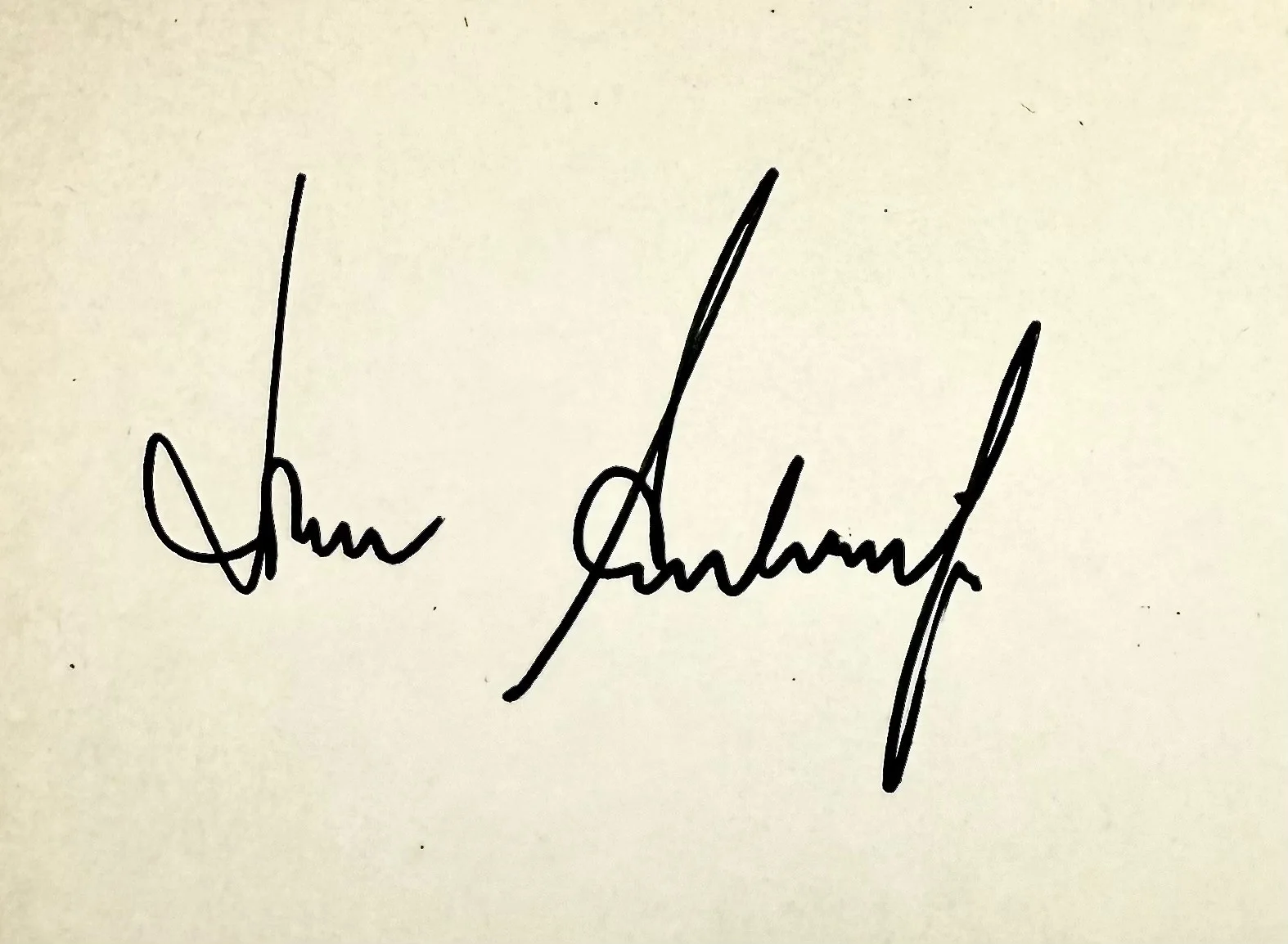 John Schlesinger — JOHN SCHLESINGER Signed Autographed 4x6 INDEX CARD Sunday Bloody Sunday DARLING, image 2